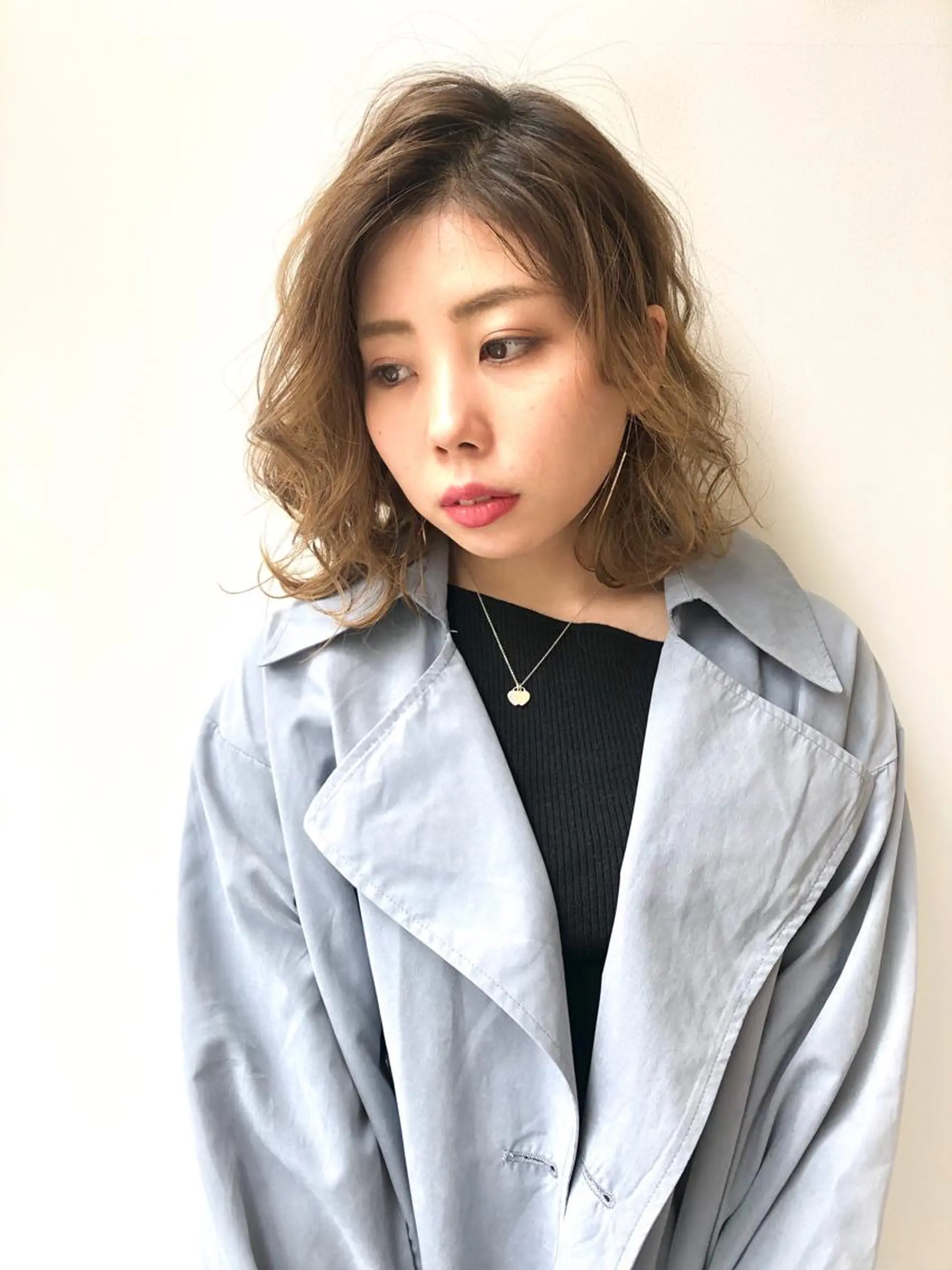 ミディアム カラー ヘアアレンジ GO TODAY  SHAiRE SALON岡山所属・Sana/ 耳ツボ/インナーのヘアスタイル