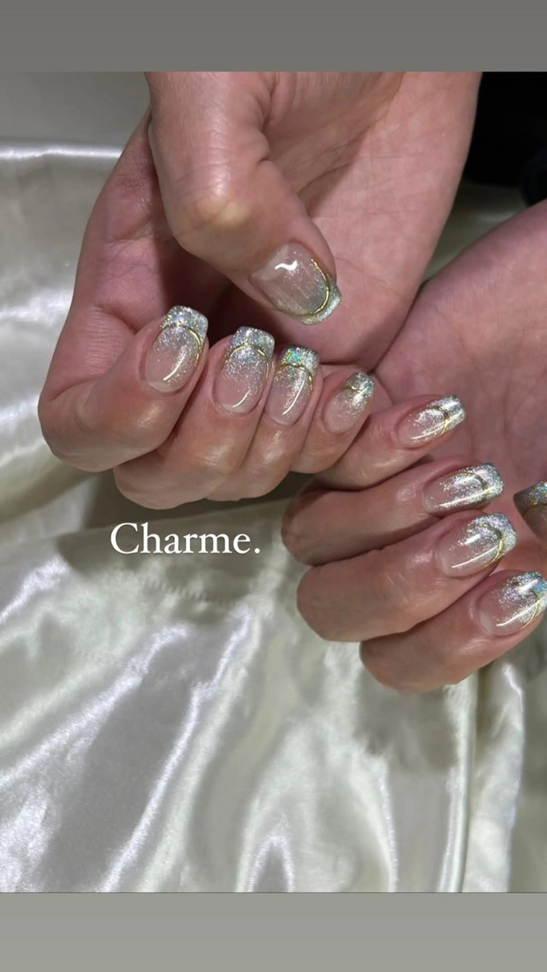 ネイル 持ち込み ニュアンスネイル ハンドネイル ハンドケア Charme. NOBUKOのネイルデザイン