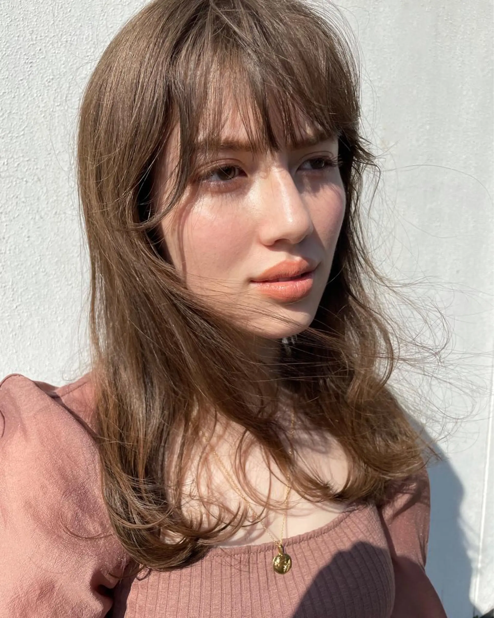 セミロング カラー ヘアアレンジ カット ヘアカラー トリートメント 徳永 実沙のヘアスタイル