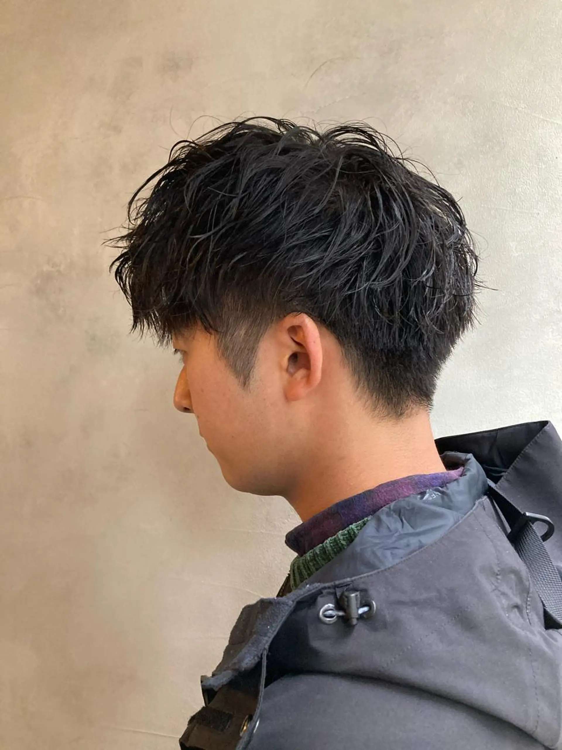 パーマ メンズ カット パーマ メンズサロン アソビ元町のヘアスタイル