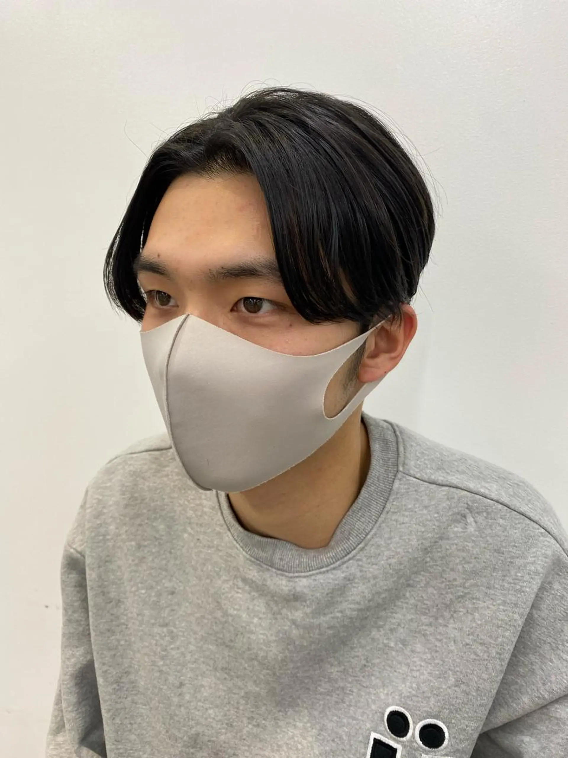 ショート メンズ soigné所属・白髪ぼかし 髪質改善カラーESAのヘアスタイル