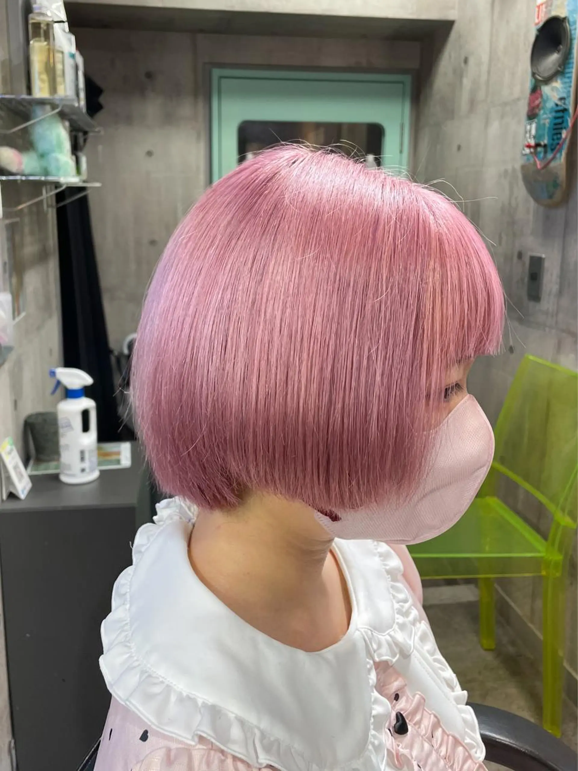 ショート カラー ヘアカラー ハイトーン/ブリーチ /ウルフ⛓️MAKIのヘアスタイル