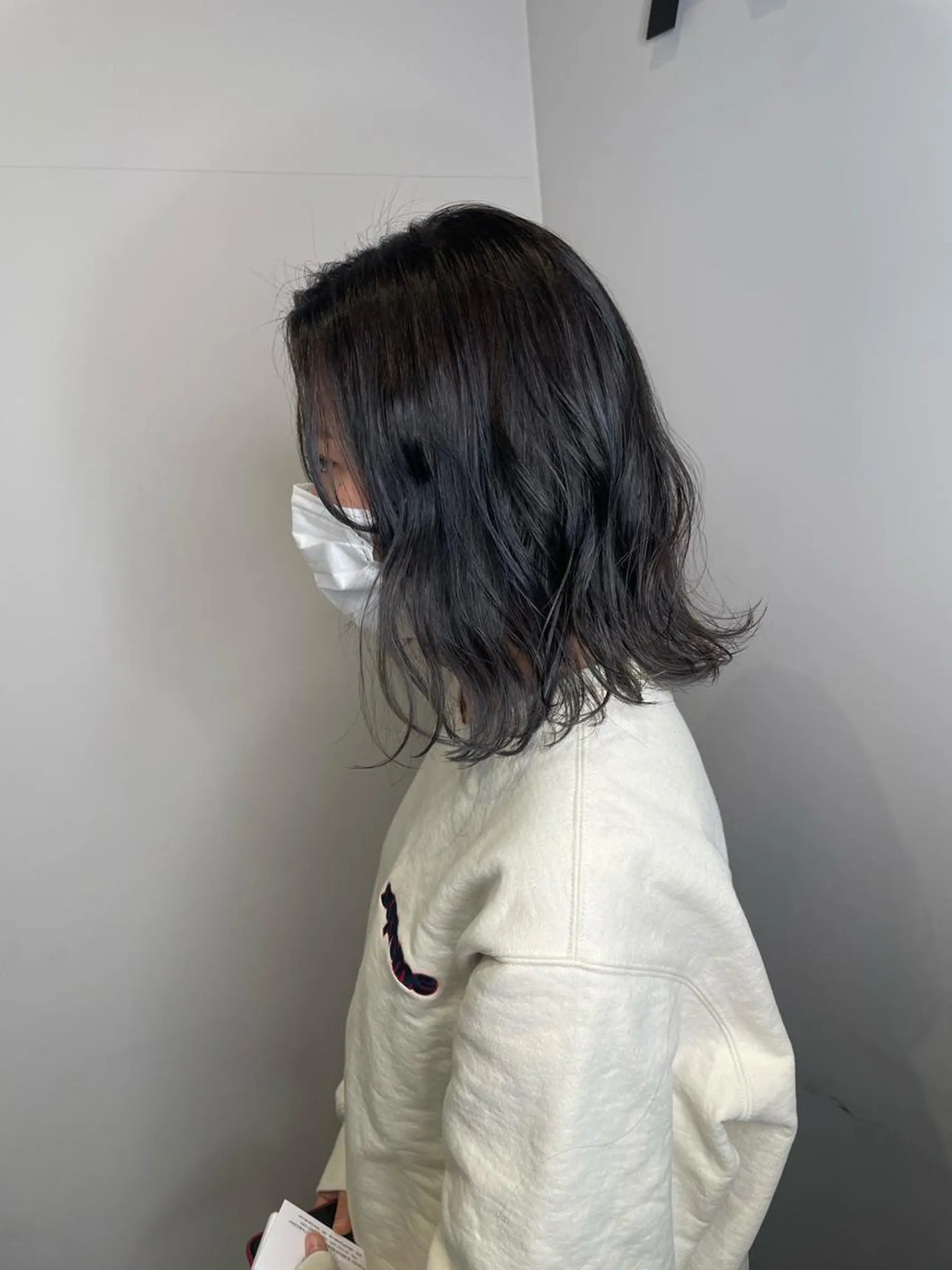 ショート カラー ブルーカラー ネイビーカラー ヘアカラー トリートメント ブリーチ👩‍🦳/ ‪✂︎MANAMIのヘアスタイル