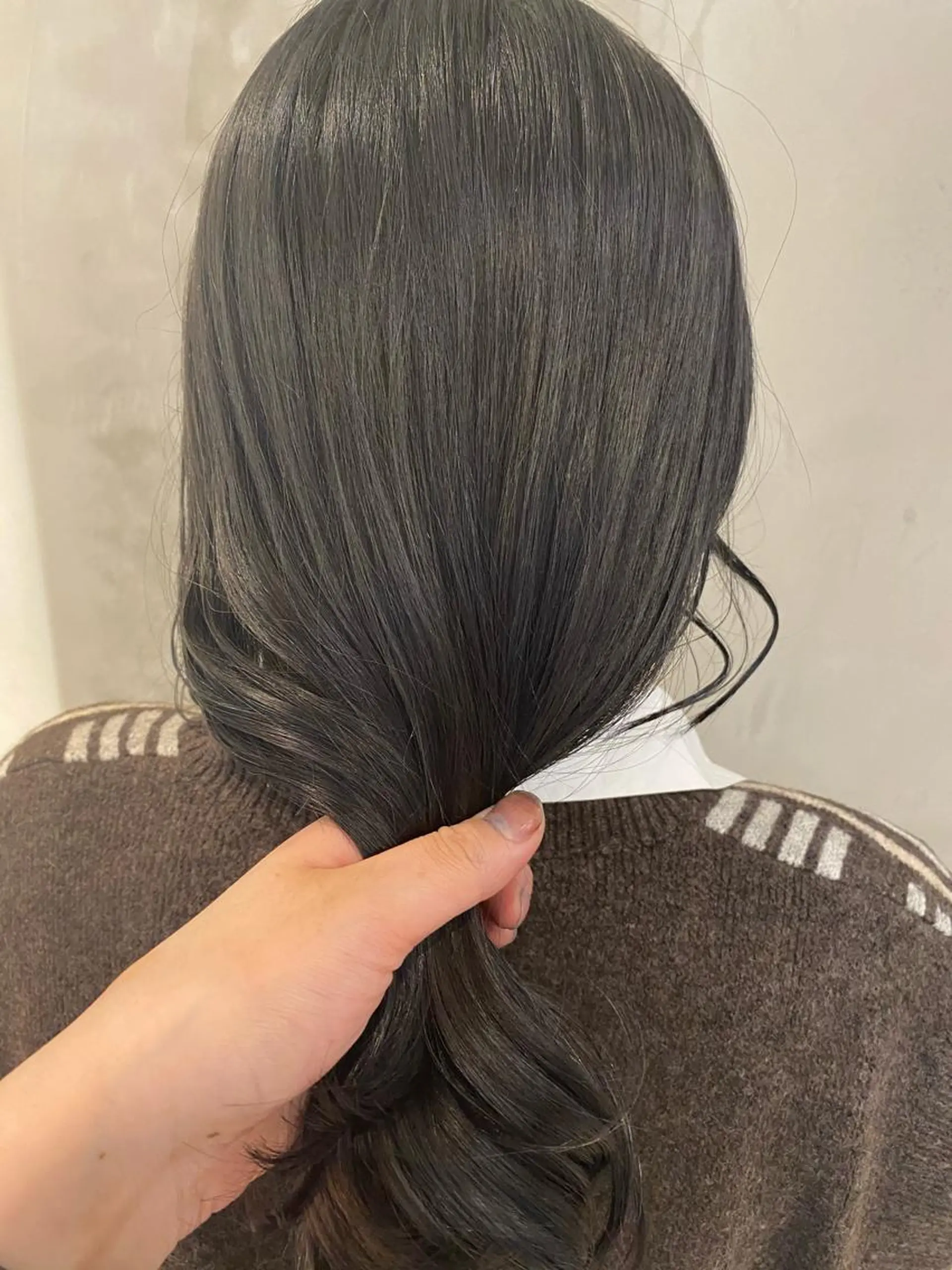 ミディアム トリートメント ヘアセット 顔周りcut・ご相談 ＝新宿しずく🇰🇷のヘアスタイル