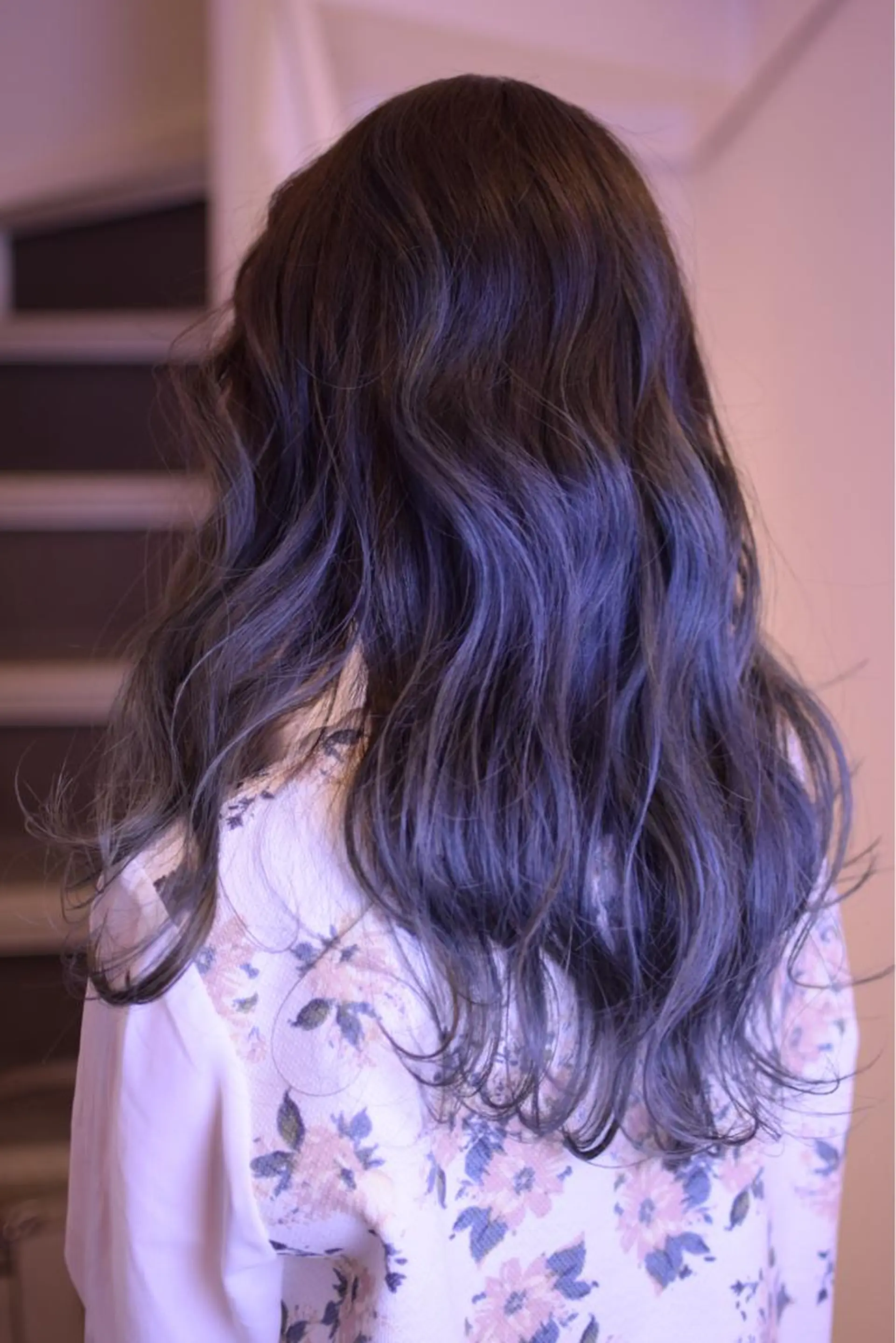 ロング カラー ケアブリーチ白髪染め TAKUMIのヘアスタイル