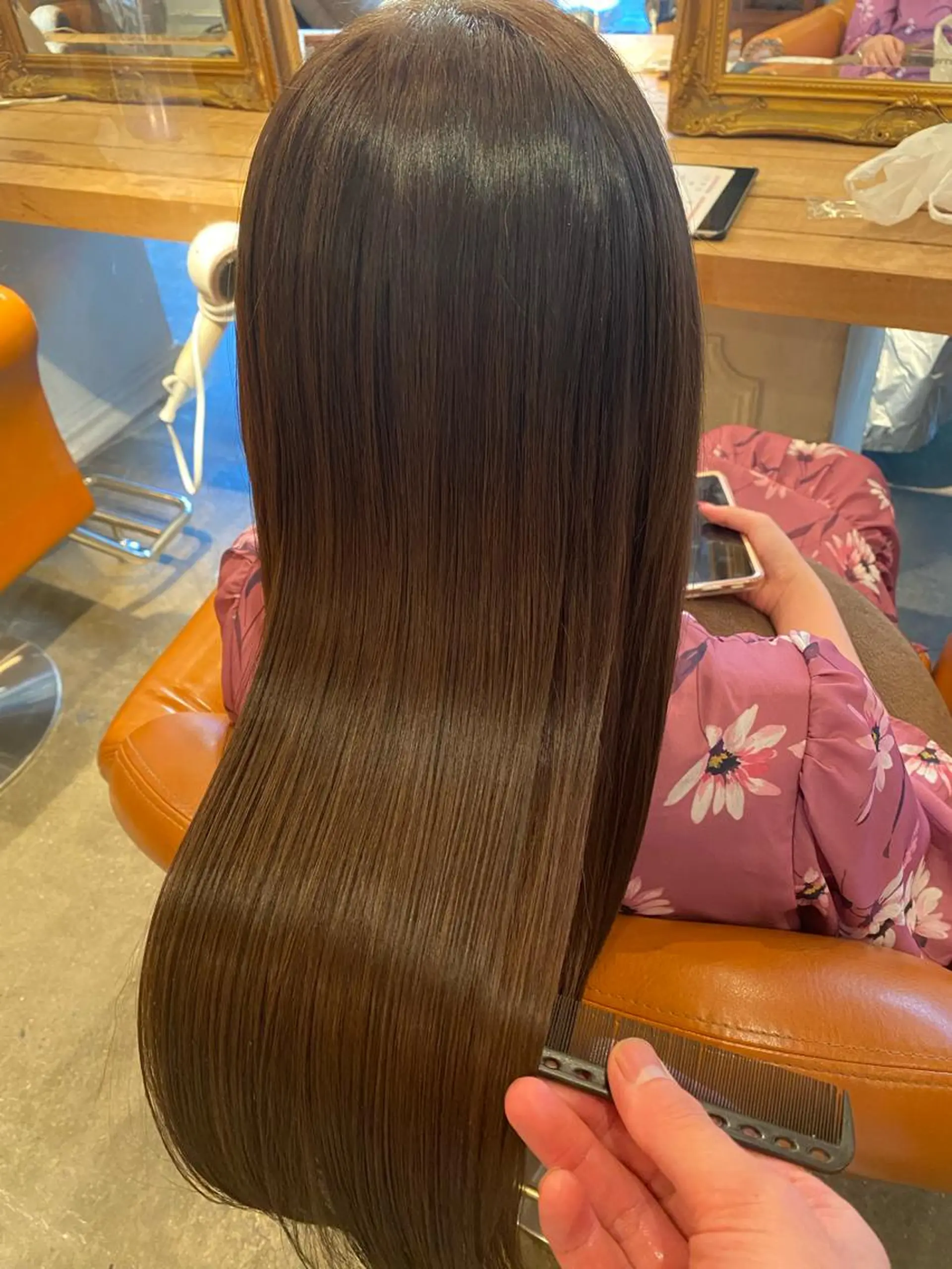 ロング カラー カット ヘアカラー トリートメント 髪質改善／美髪矯正 林田和真のヘアスタイル