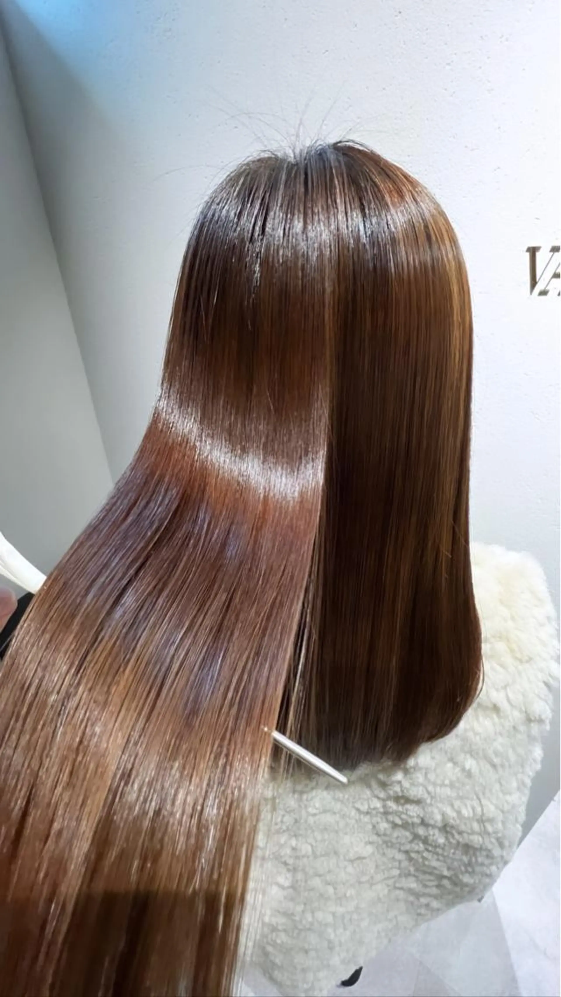 セミロング カット 縮毛矯正 トリートメント ❣️店長/髪質改善 🫧yamato👑のヘアスタイル