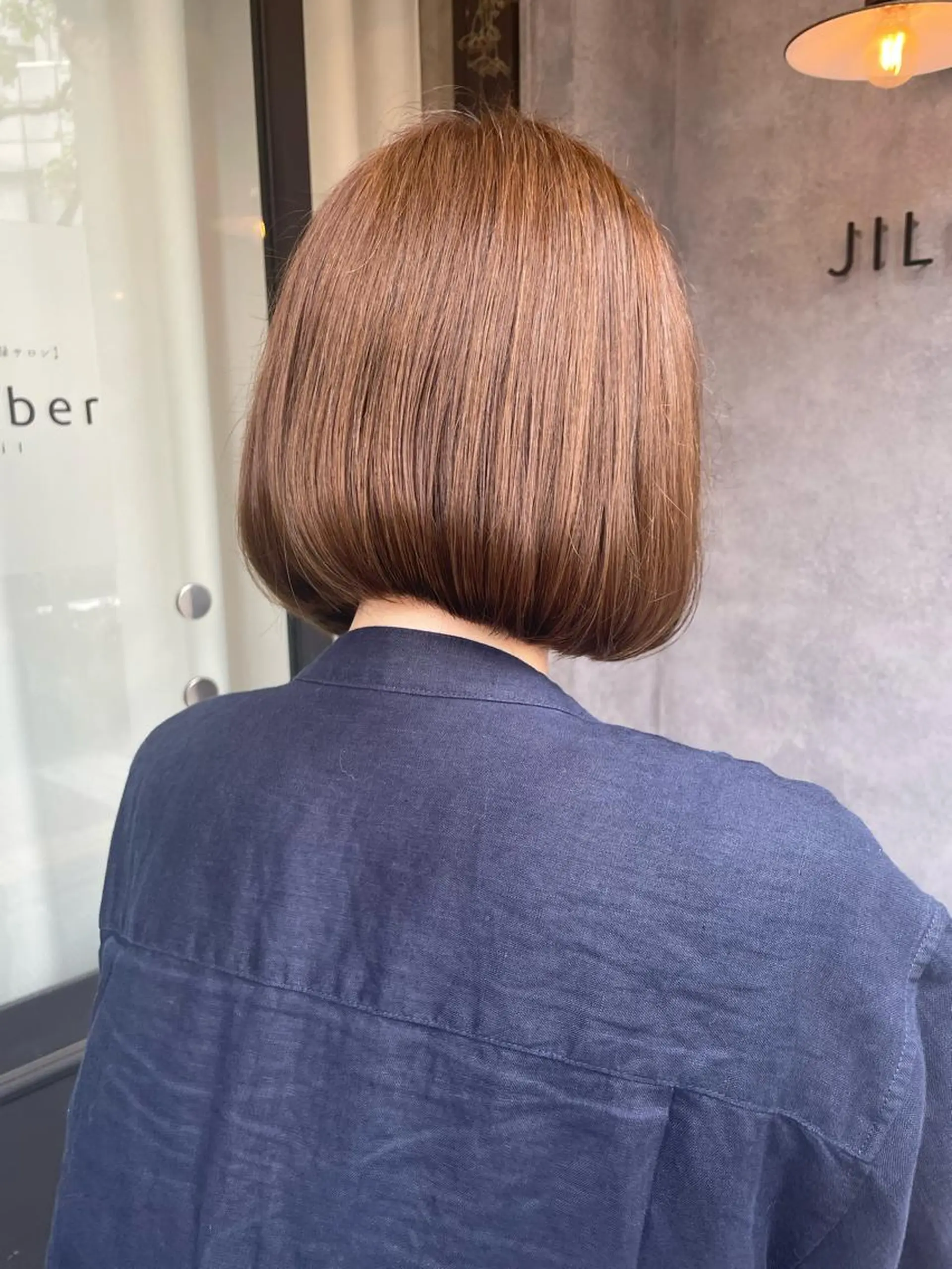 ミディアム カラー カット トリートメント ヘッドスパ N°　jillva 腰山 菜々美のヘアスタイル