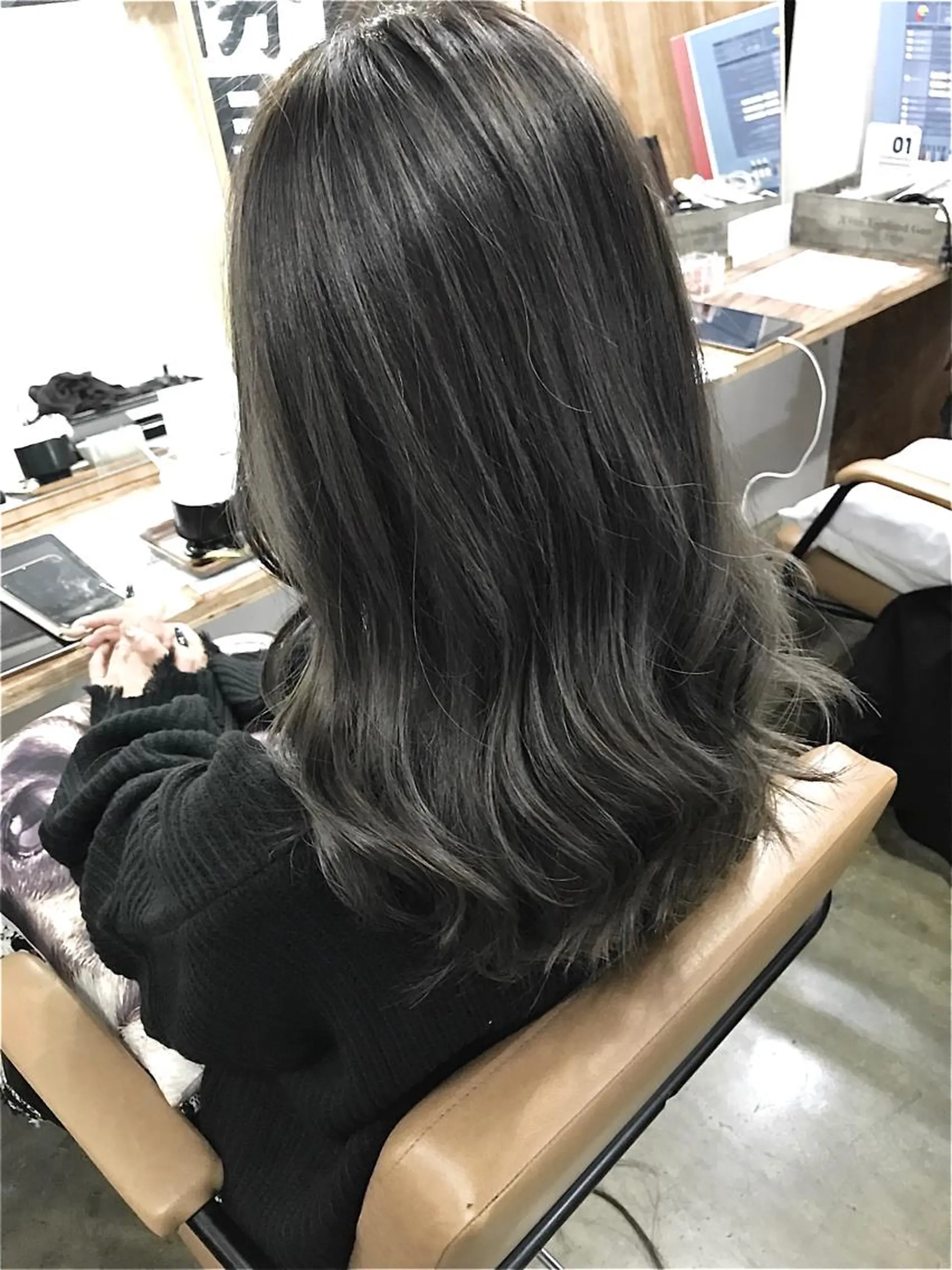 ミディアム カラー ヘアカラー トリートメント 💎髪質改善💎 デザイナーshinのヘアスタイル