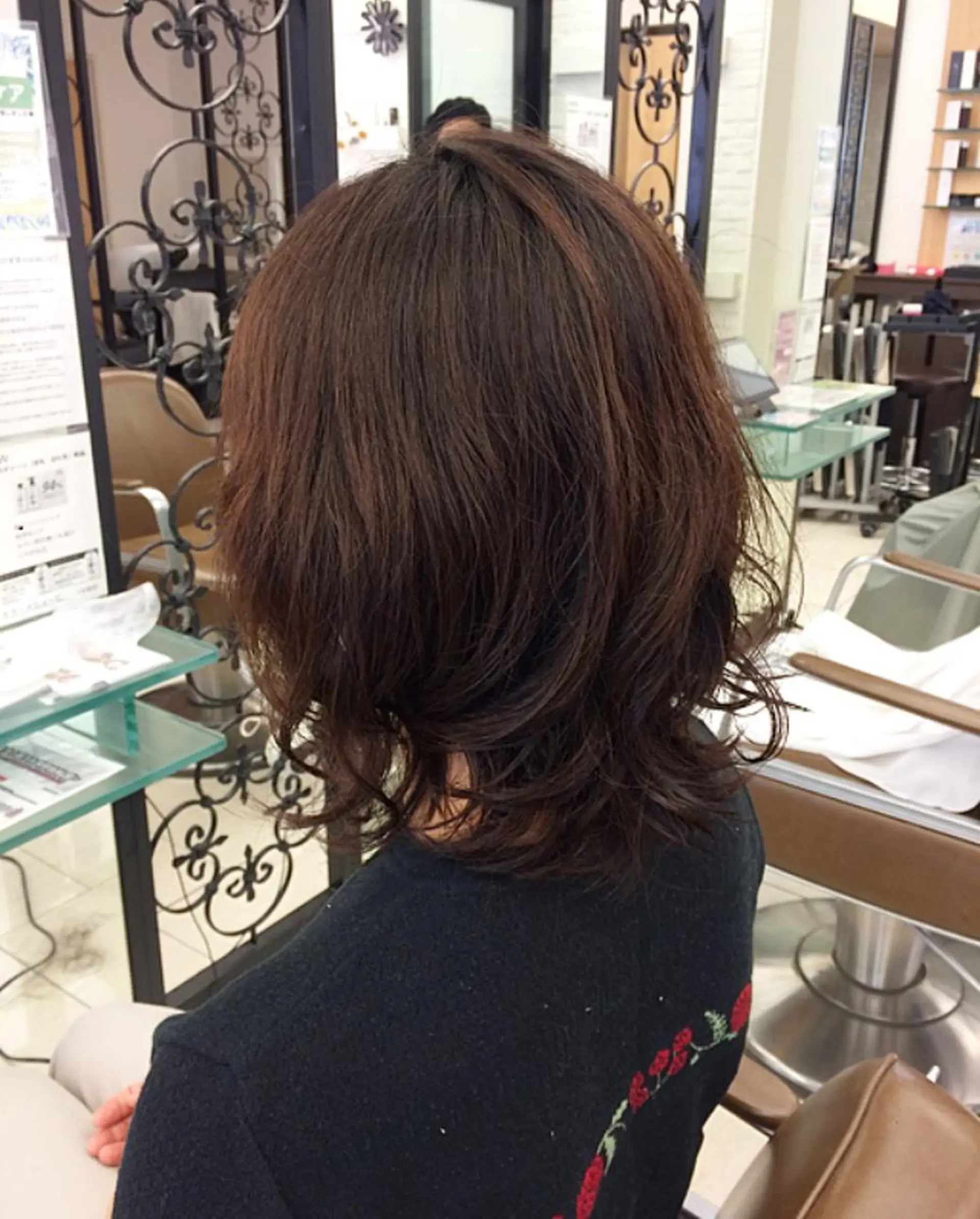 ミディアム パーマ カット パーマ GranCieux 水戸/まつパ🧡黒柳のマツエク・マツパデザイン