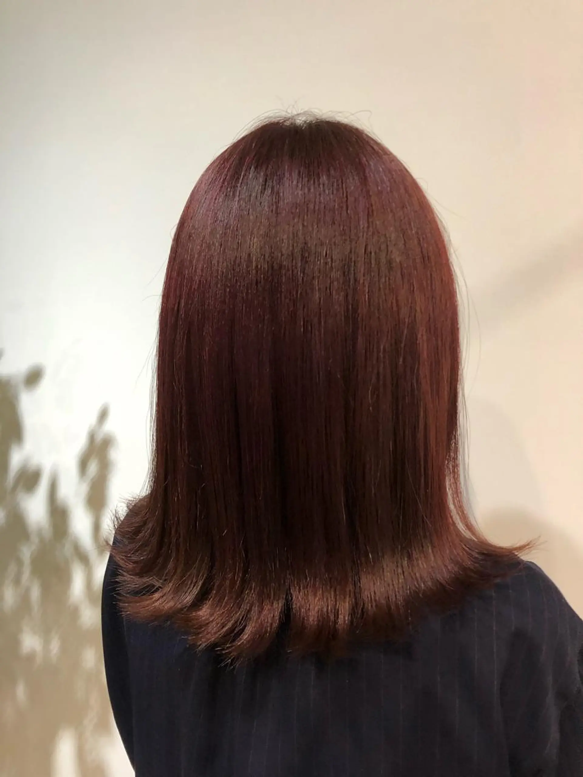 ミディアム カラー ヘアカラー トリートメント 青野 文香のヘアスタイル