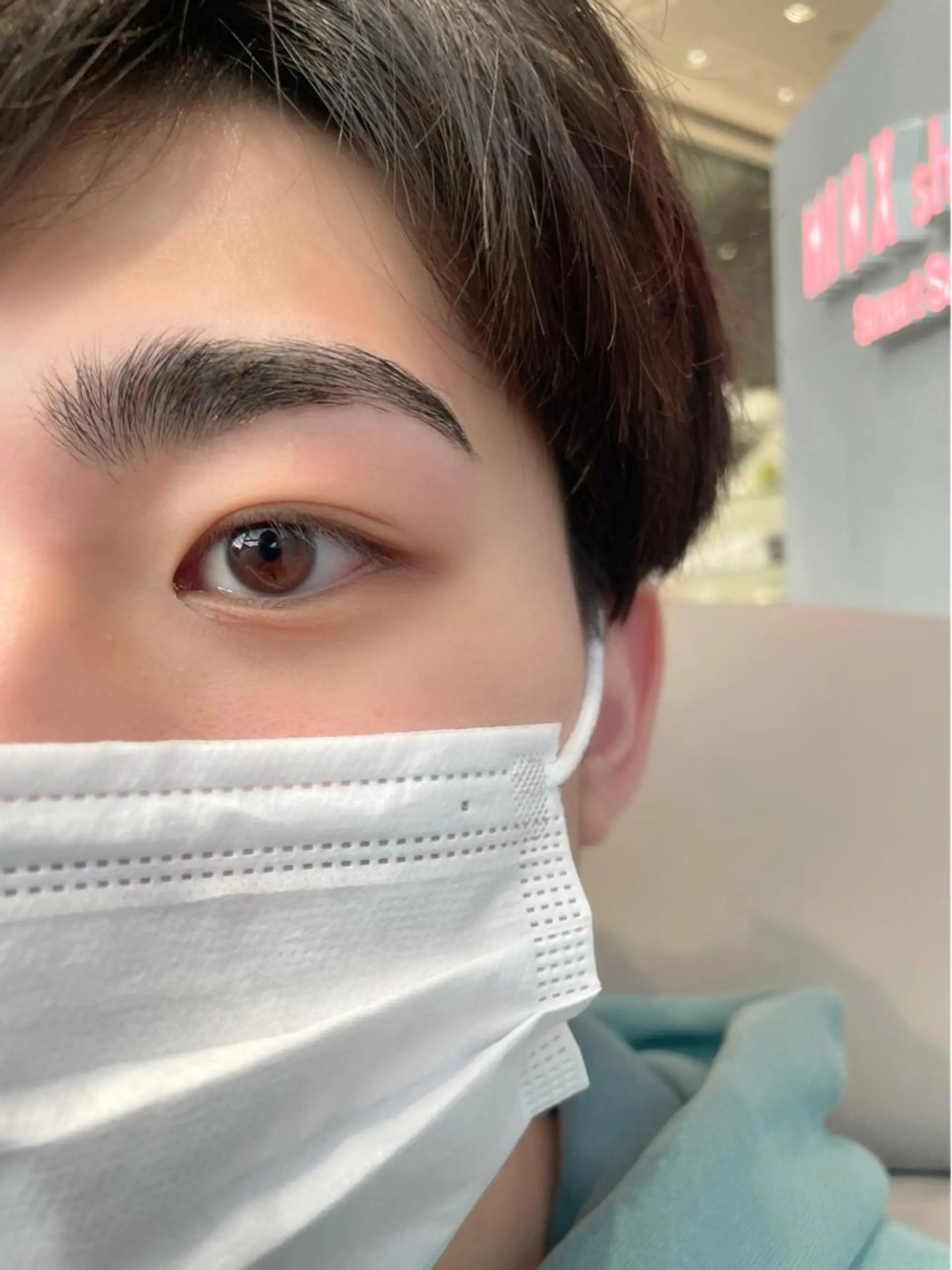 メンズ アイブロウ メンズパーマ ハリウッドブロウリフト メンズアイブロウ その他(アイブロウ) MINX  men's　face所属・MINX eye トシジマ　ユキのマツエク・マツパデザイン
