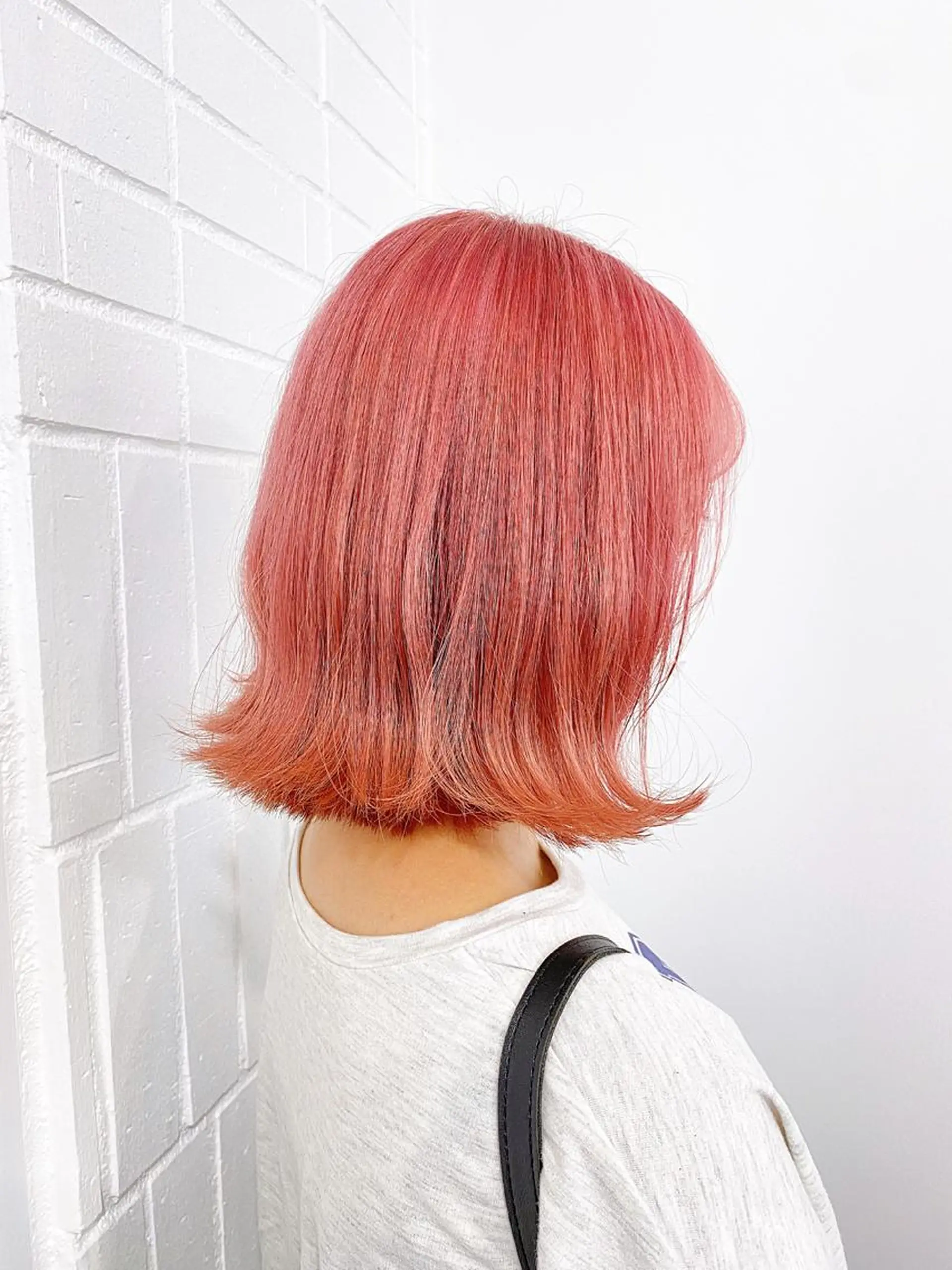 ミディアム カラー ブリーチ ピンクカラー カット ヘアカラー トリートメント ヘアセット レイヤー/ハイトーン 🧸SENAのヘアスタイル