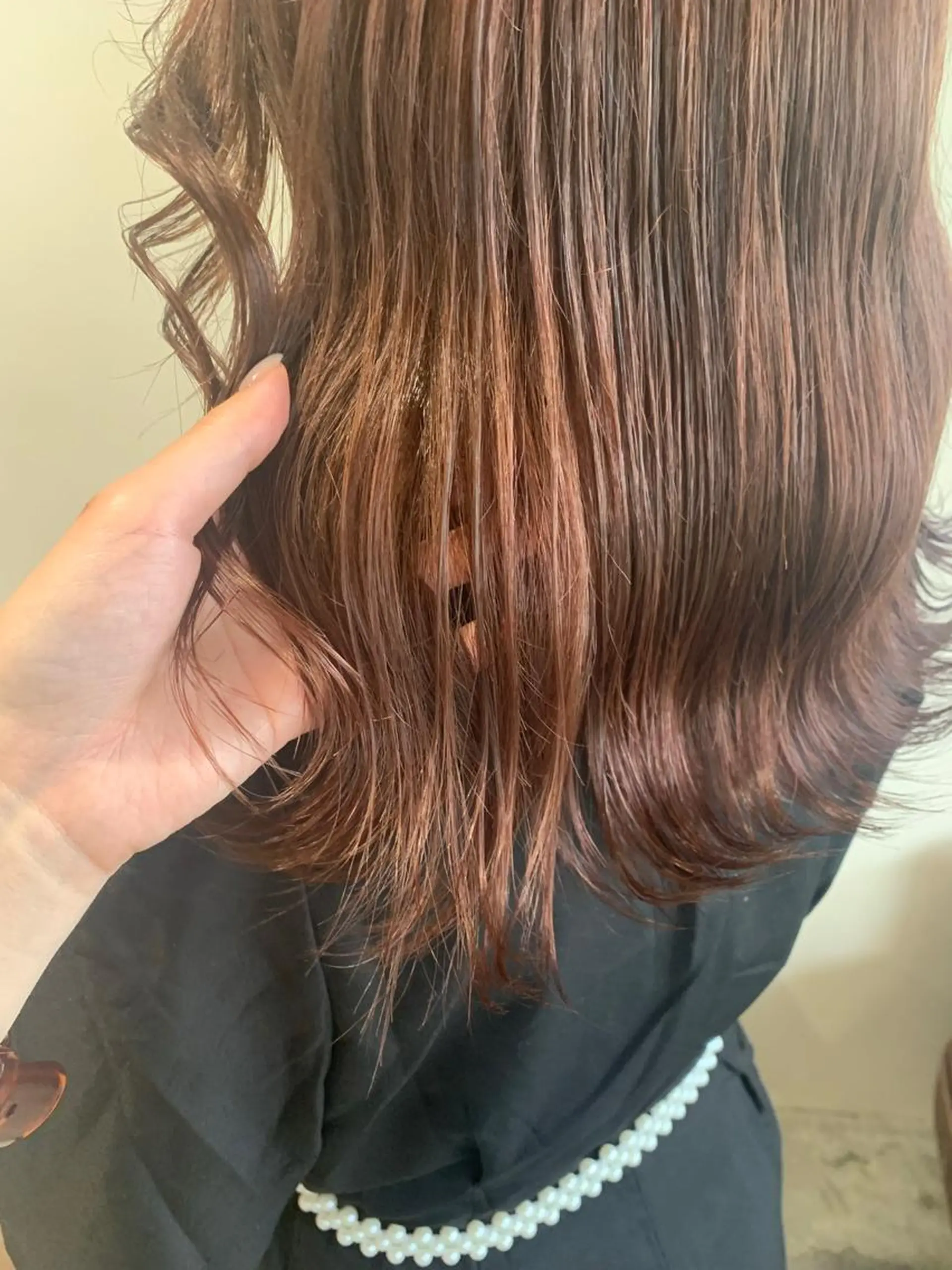 ミディアム カラー ヘアカラー トリートメント ヘアセット ハイトーン/レイヤー 💜Akaneのヘアスタイル