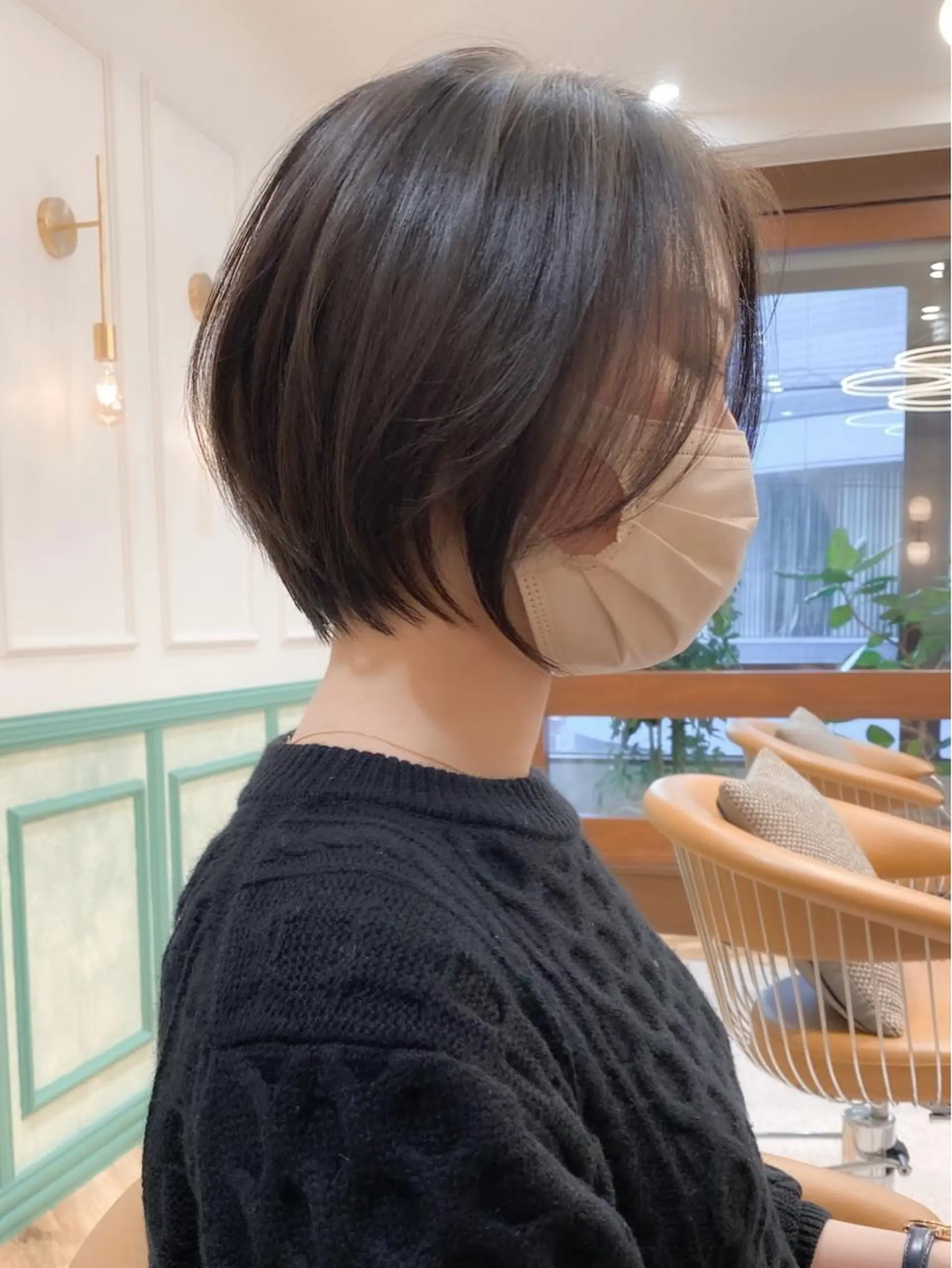 ショート カラー ショートボブ ボブ ショートヘア カット ショート ショートボブ斉藤航人のヘアスタイル