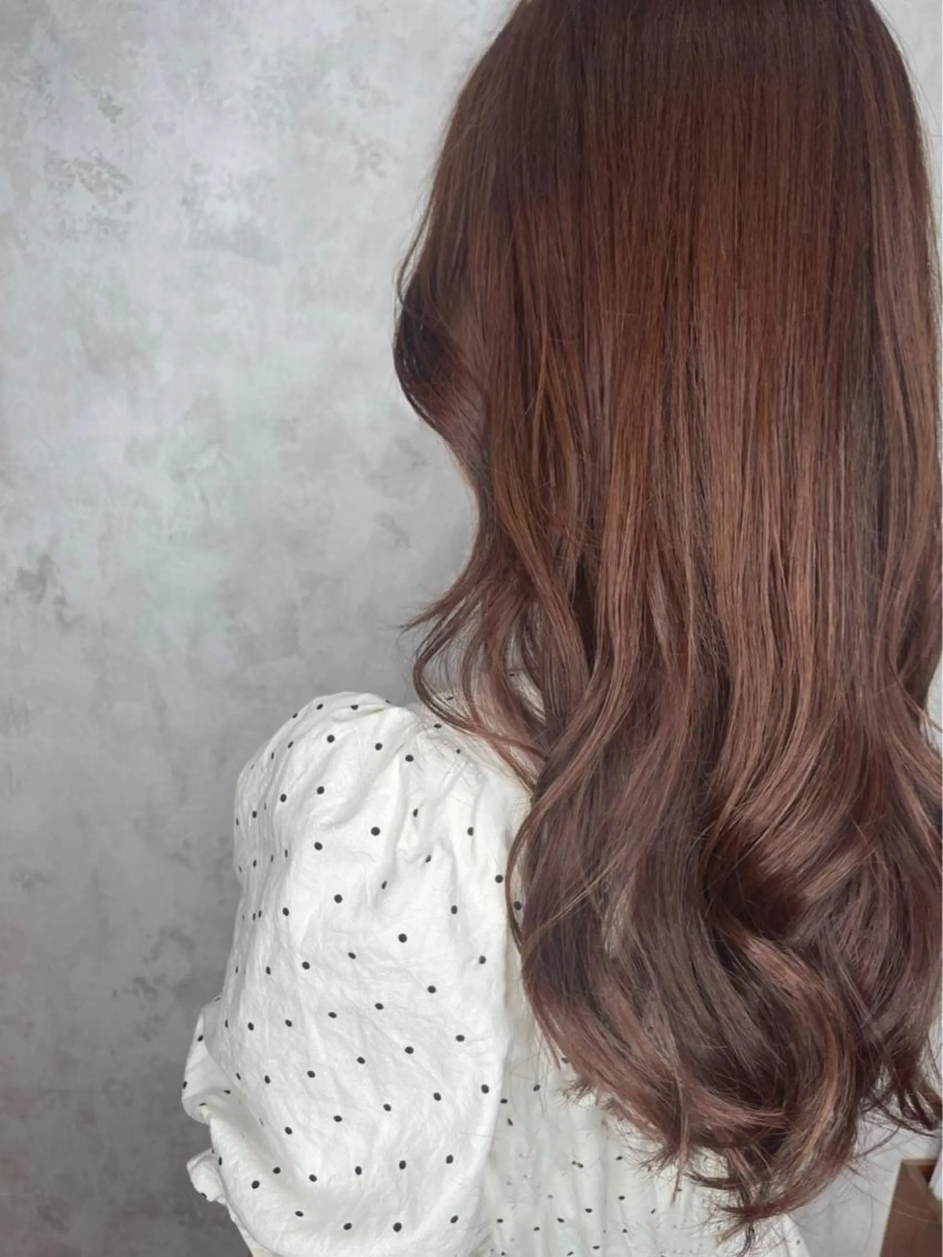 ロング かめい りなのヘアスタイル