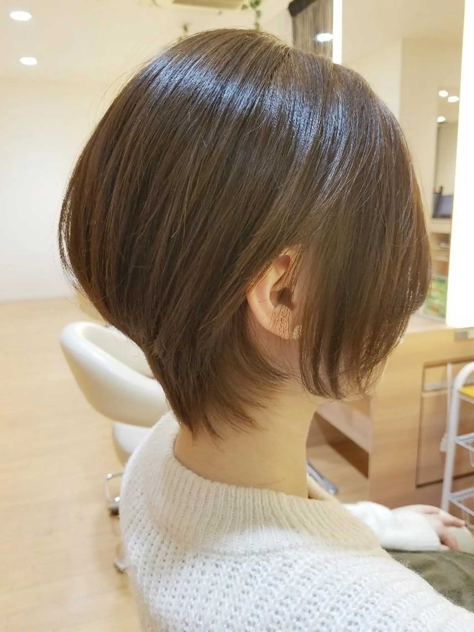 ショート カラー ショートボブ ボブ ショートヘア カット トリートメント 髪質改善/ハイライト 小林秀樹のヘアスタイル