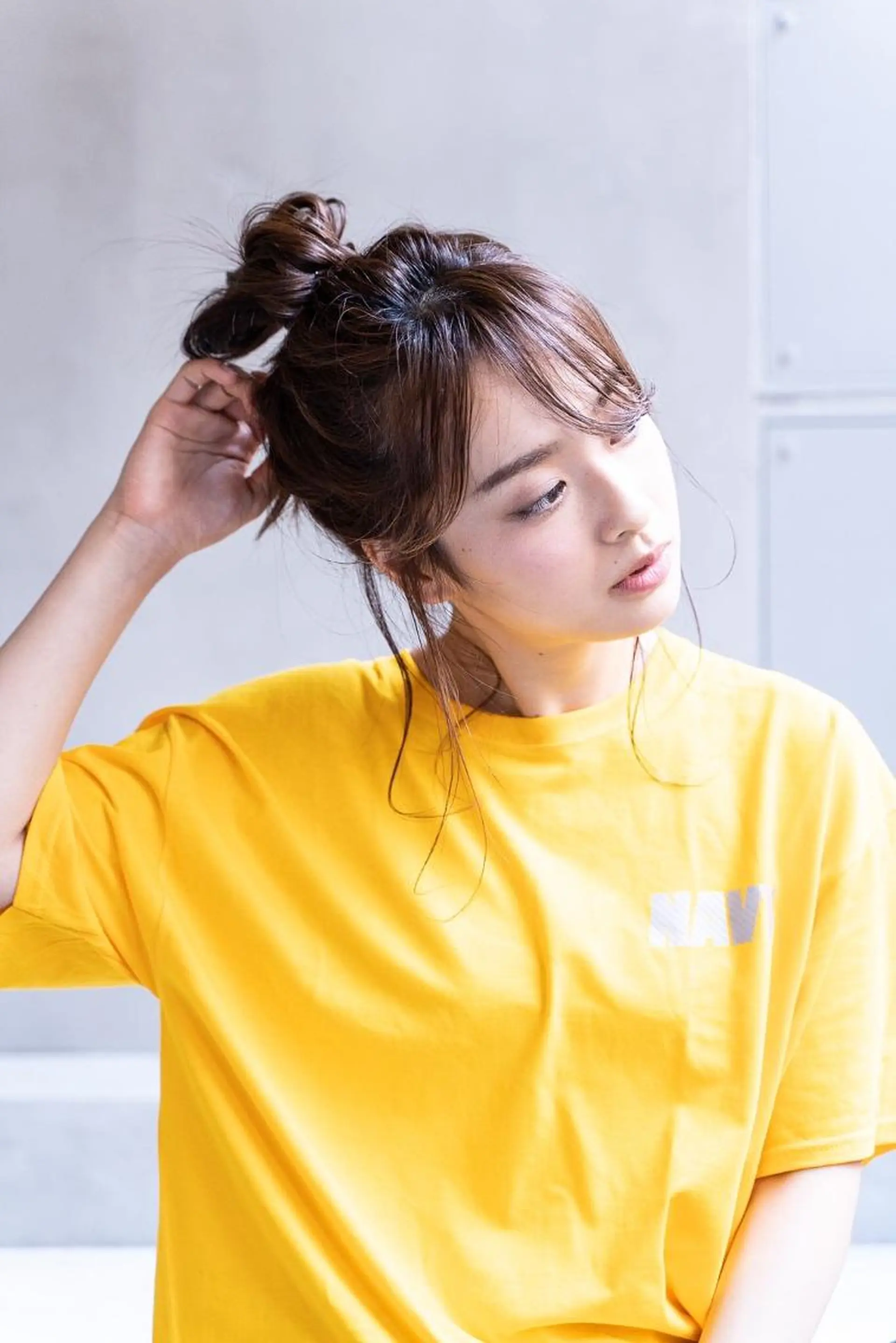 ミディアム カラー ヘアアレンジ ミディアムパーマ アクアカラー ダブルカラー グラデーションカラー ハイライトカラー 💈Chlom💈_ 公式_NewOpenのヘアスタイル