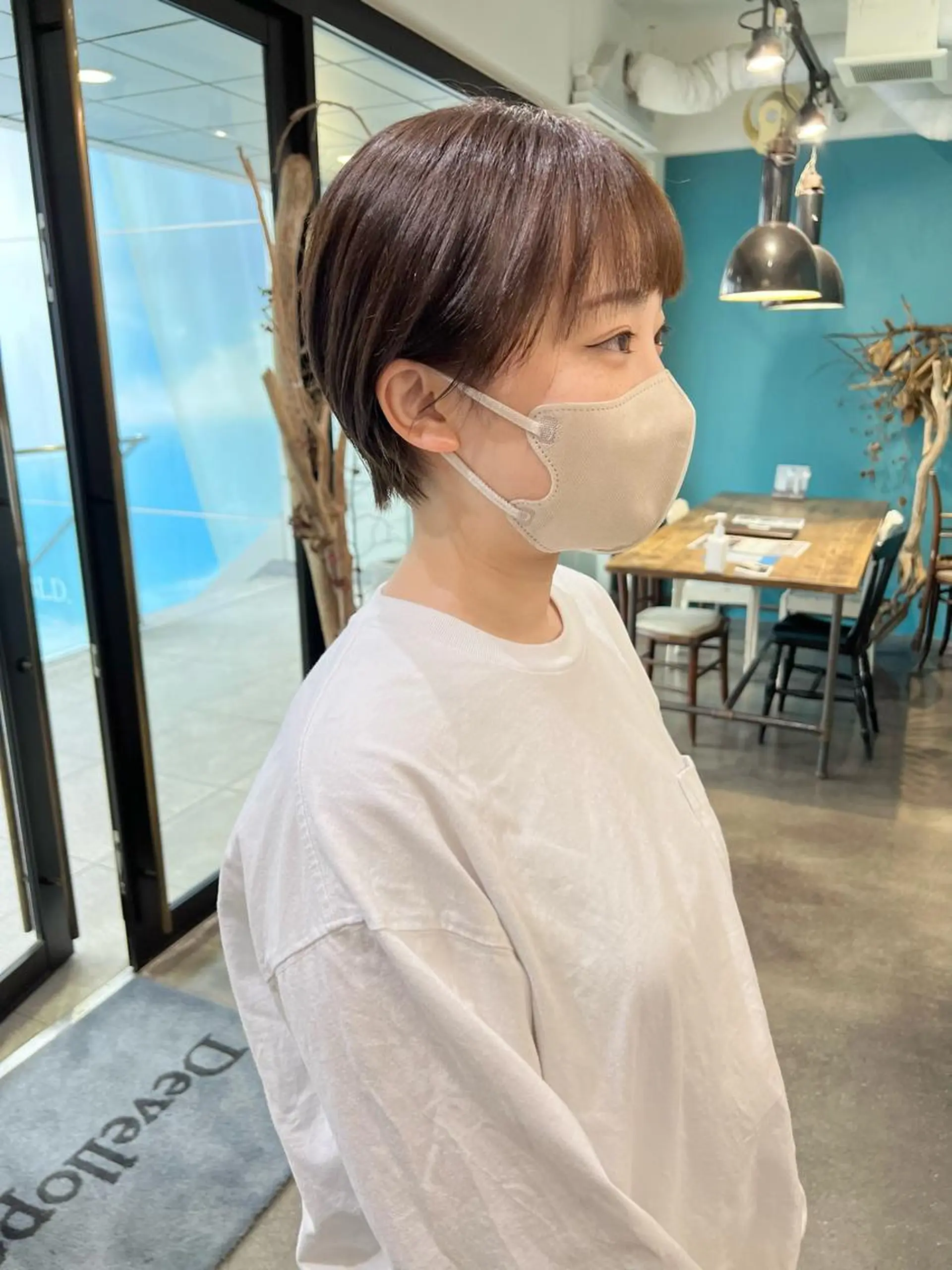 ショート ショートヘア カット ヘアカラー 千葉 郁也のヘアスタイル