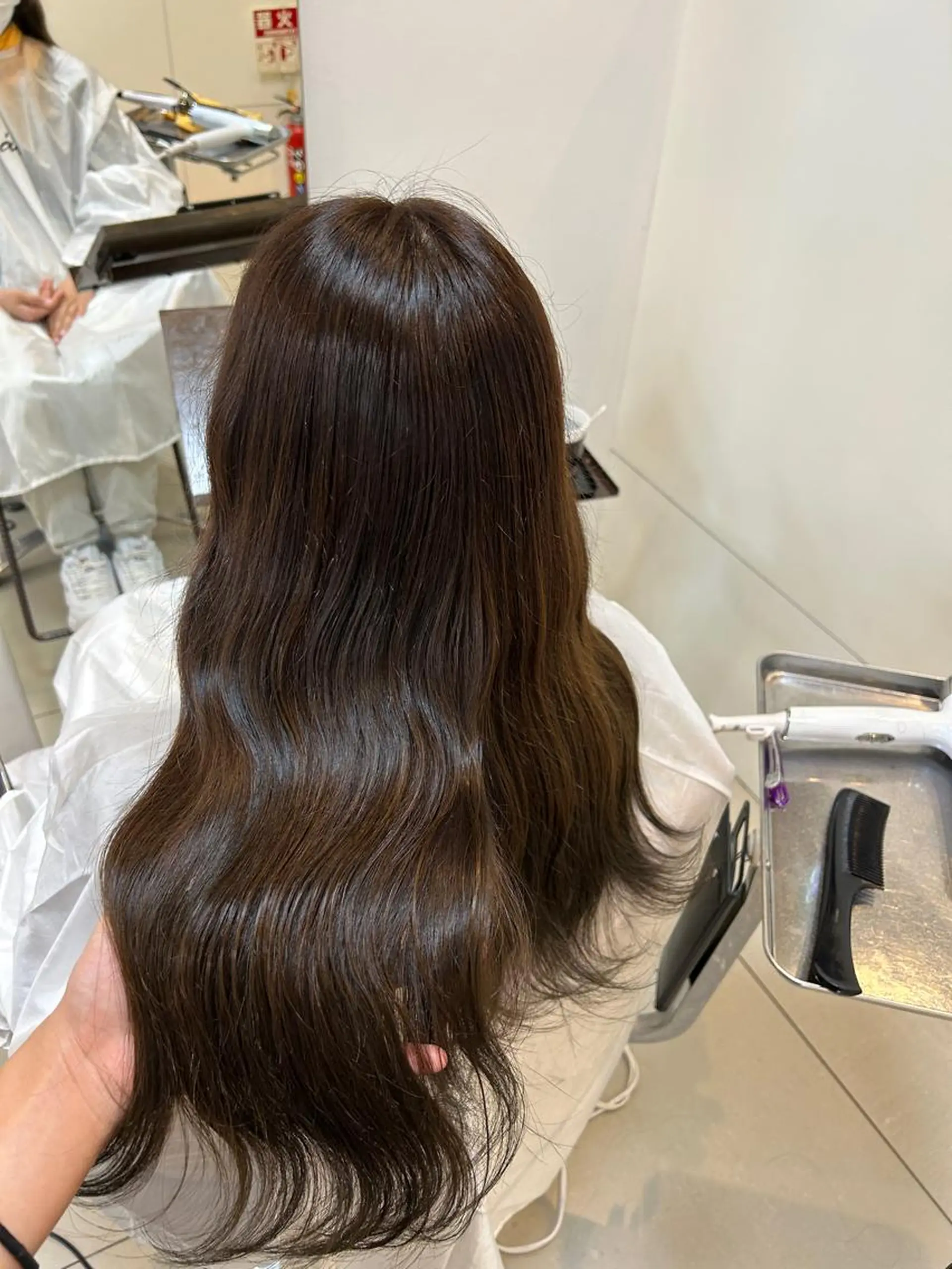 ロング トリートメント ヘアカラー トリートメント 阪田 真奈未のヘアスタイル