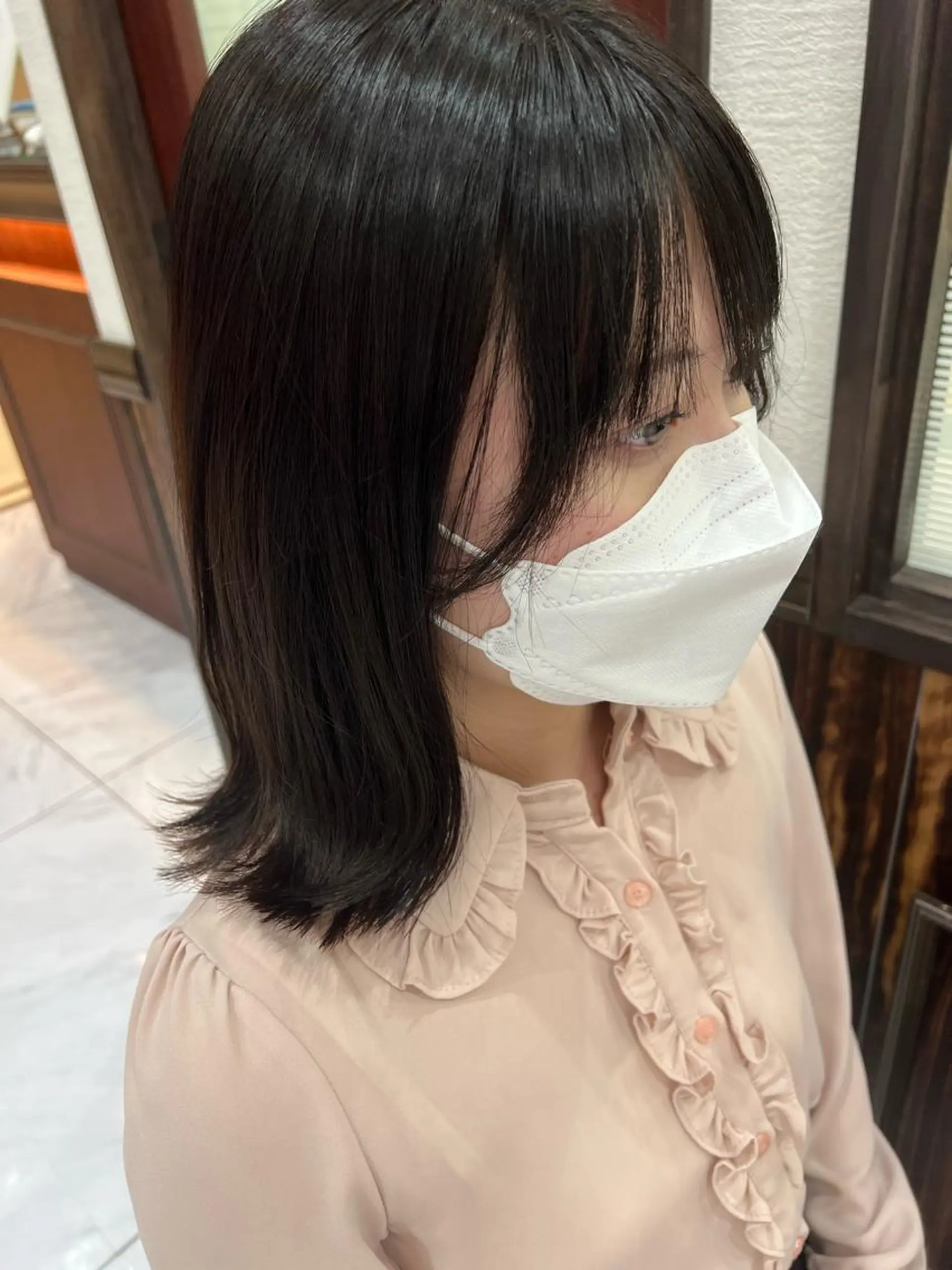 ミディアム あんどう ゆうかのヘアスタイル