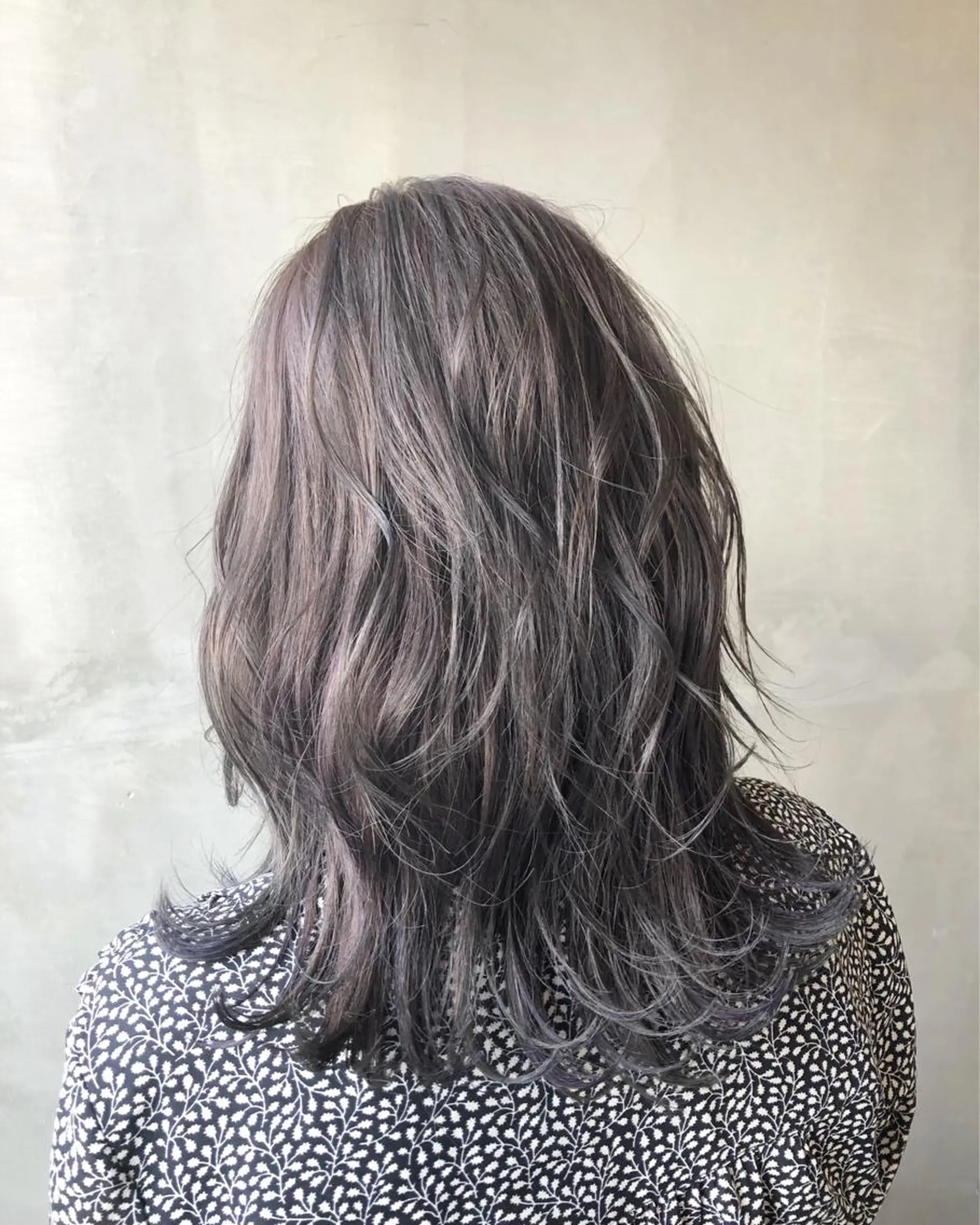 セミロング カラー バイオレットカラー mu-kichi  三鷹店所属・《mu-kichi》 高橋サキのその他イメージ