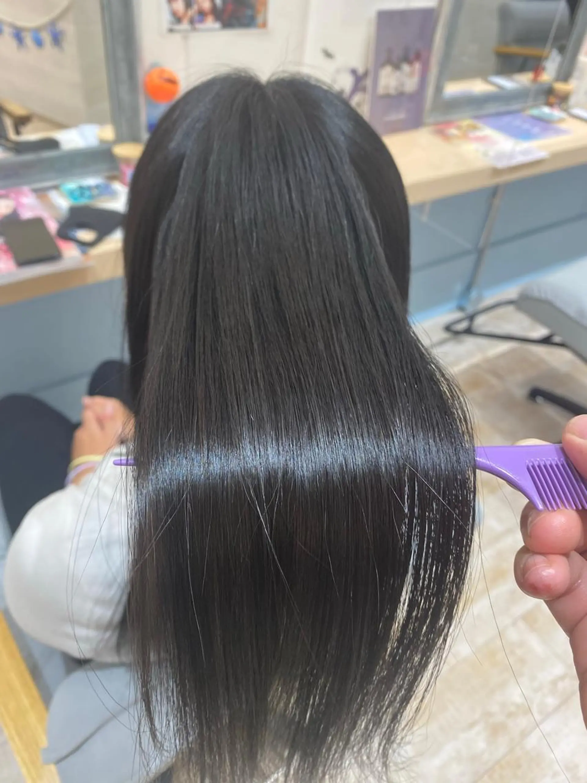 ロング 髪質改善 トリートメント 若山 敦のヘアスタイル