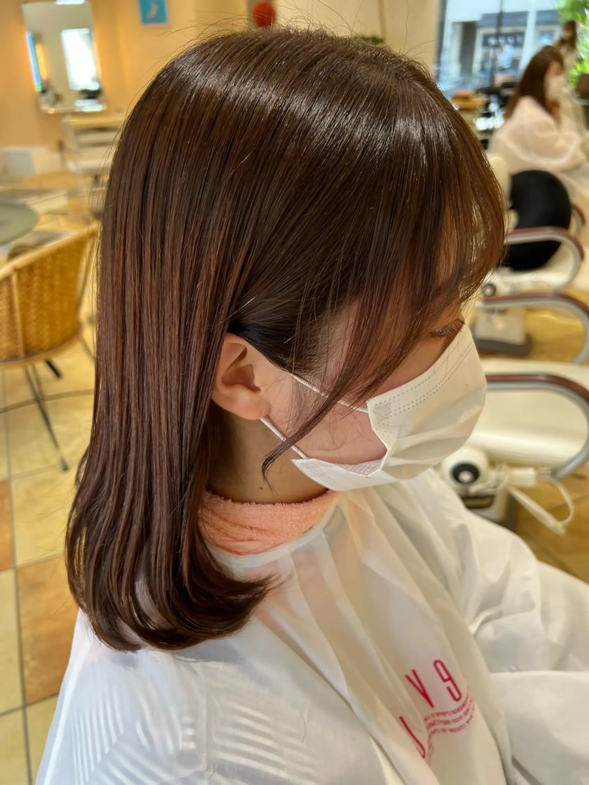 ミディアム 天野 直美のヘアスタイル