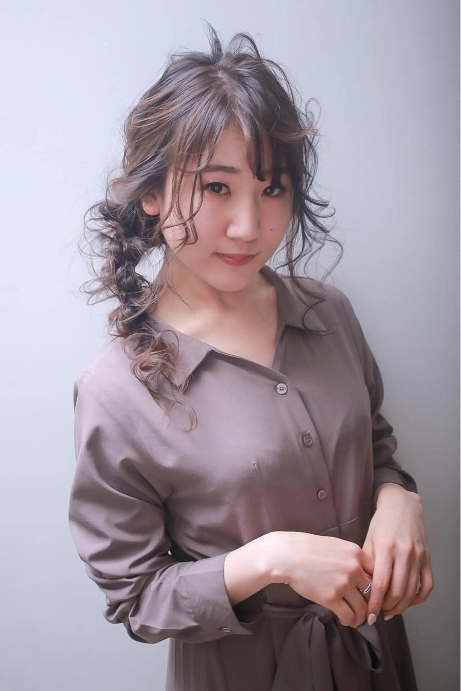 ロング カラー ヘアアレンジ 伊藤 裕貴のヘアスタイル