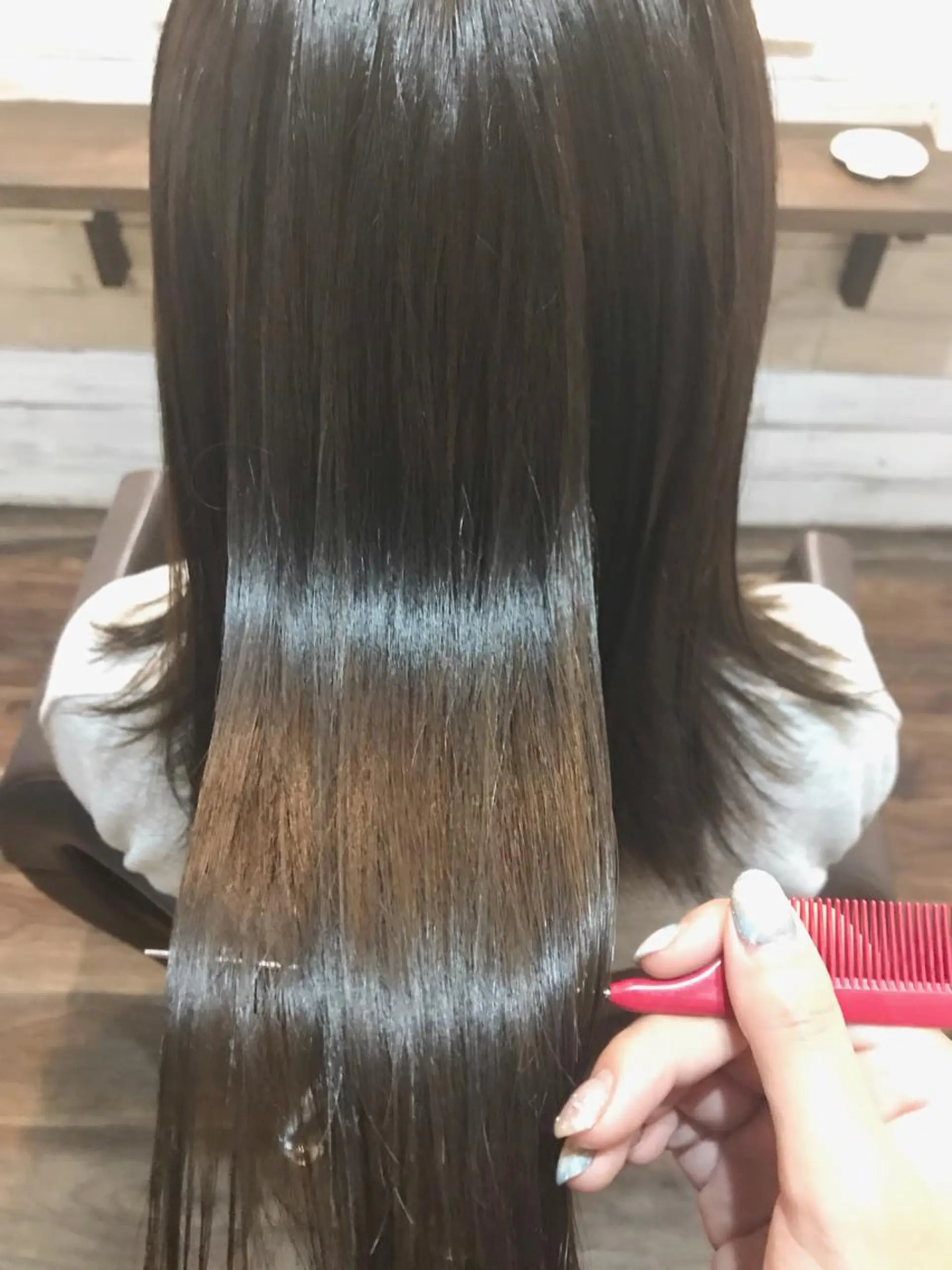 ミディアム カラー ヘアアレンジ イルミナカラー トリートメント カット ヘアカラー 縮毛矯正 まつげと美容室/ 個室/瀬戸 一菜のヘアスタイル