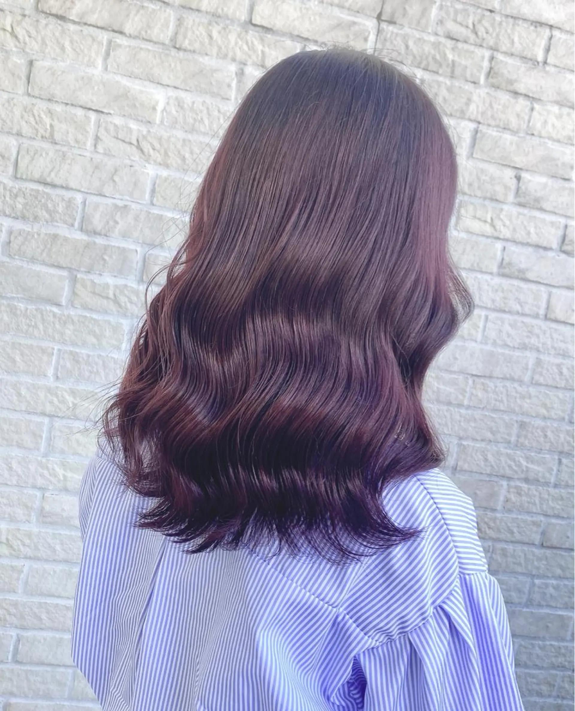 セミロング カラー ヘアカラー トリートメント 艶髪レイヤー屋さん 大澤竜馬のヘアスタイル