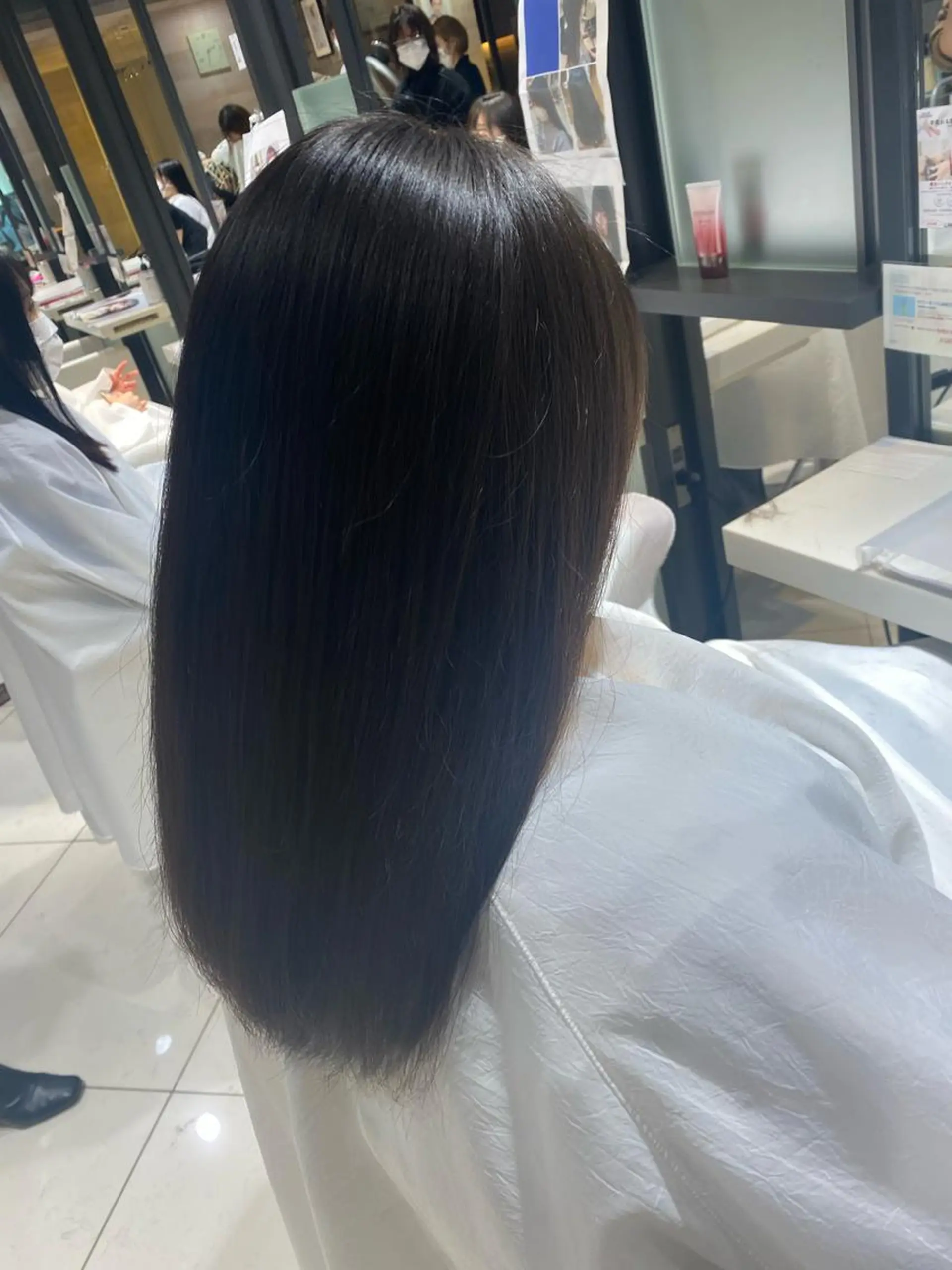 ロング パーマ カット トリートメント 透明感カラー💜艶髪 sayakaのヘアスタイル