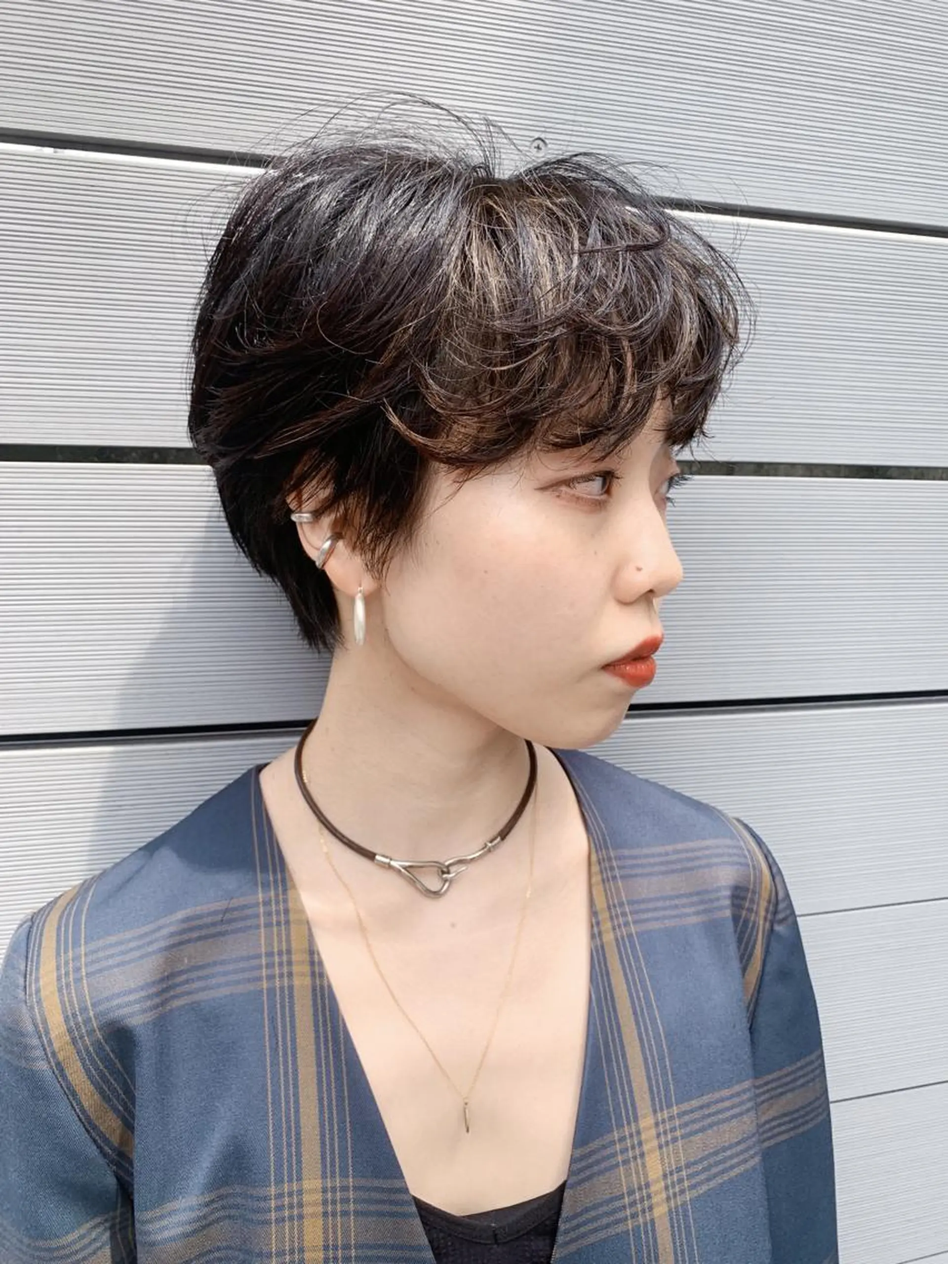 ショート カラー ハイライトカラー ハイライト ショートヘア カット ヘアカラー トリートメント ヘアセット ブリーチカラーNo. 1🌈 RYOGAのヘアスタイル