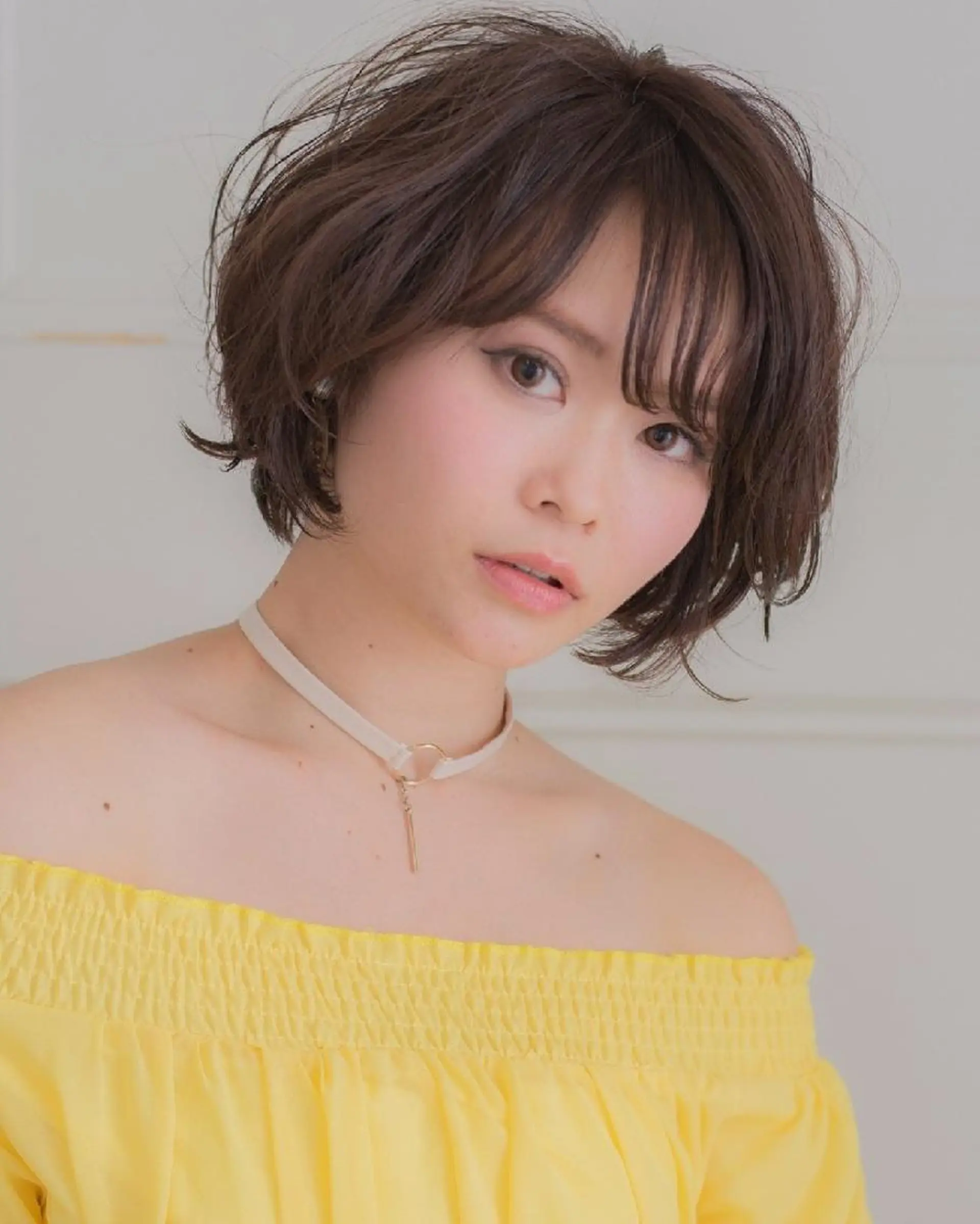ショート カラー パーマ ヘアアレンジ ネイル マツエク・マツパ アッシュ 寺島 伸のヘアスタイル