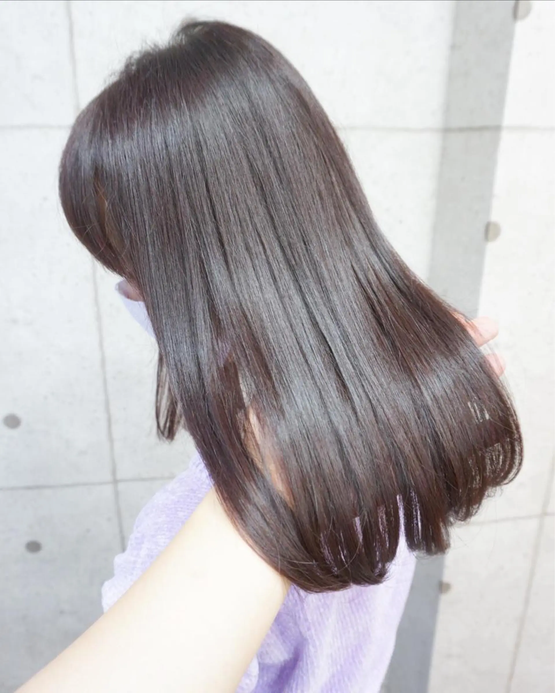 セミロング 髪質改善 トリートメント ヘアカラー トリートメント hair teria ryu 大塚のヘアスタイル