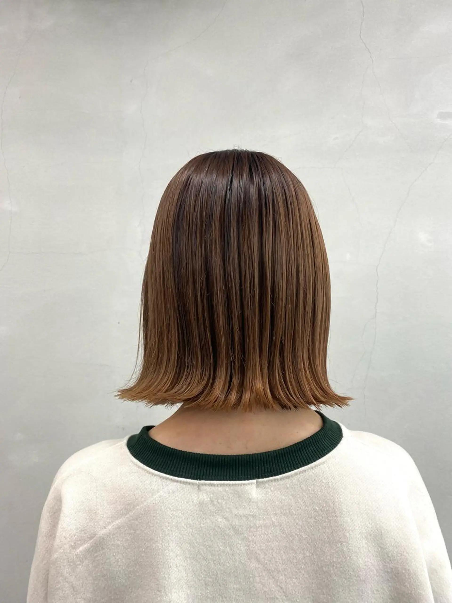 ショート カラー ボブ 田代 佳穂のヘアスタイル