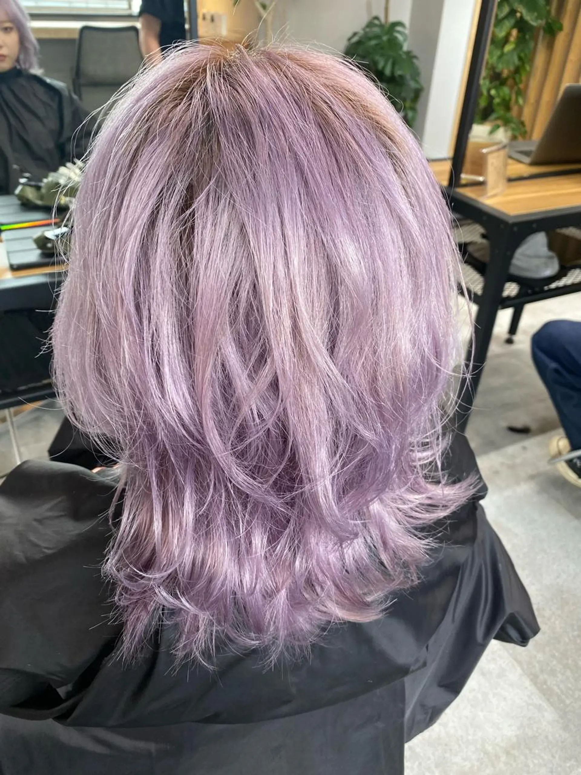 ミディアム ヘアカラー いがらし ふうら /メンズカットのヘアスタイル