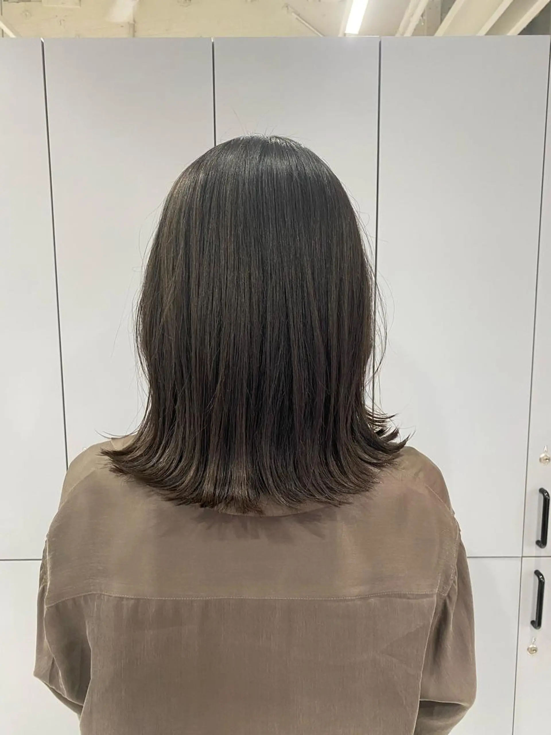 ミディアム カット 村山 豪歩のヘアスタイル