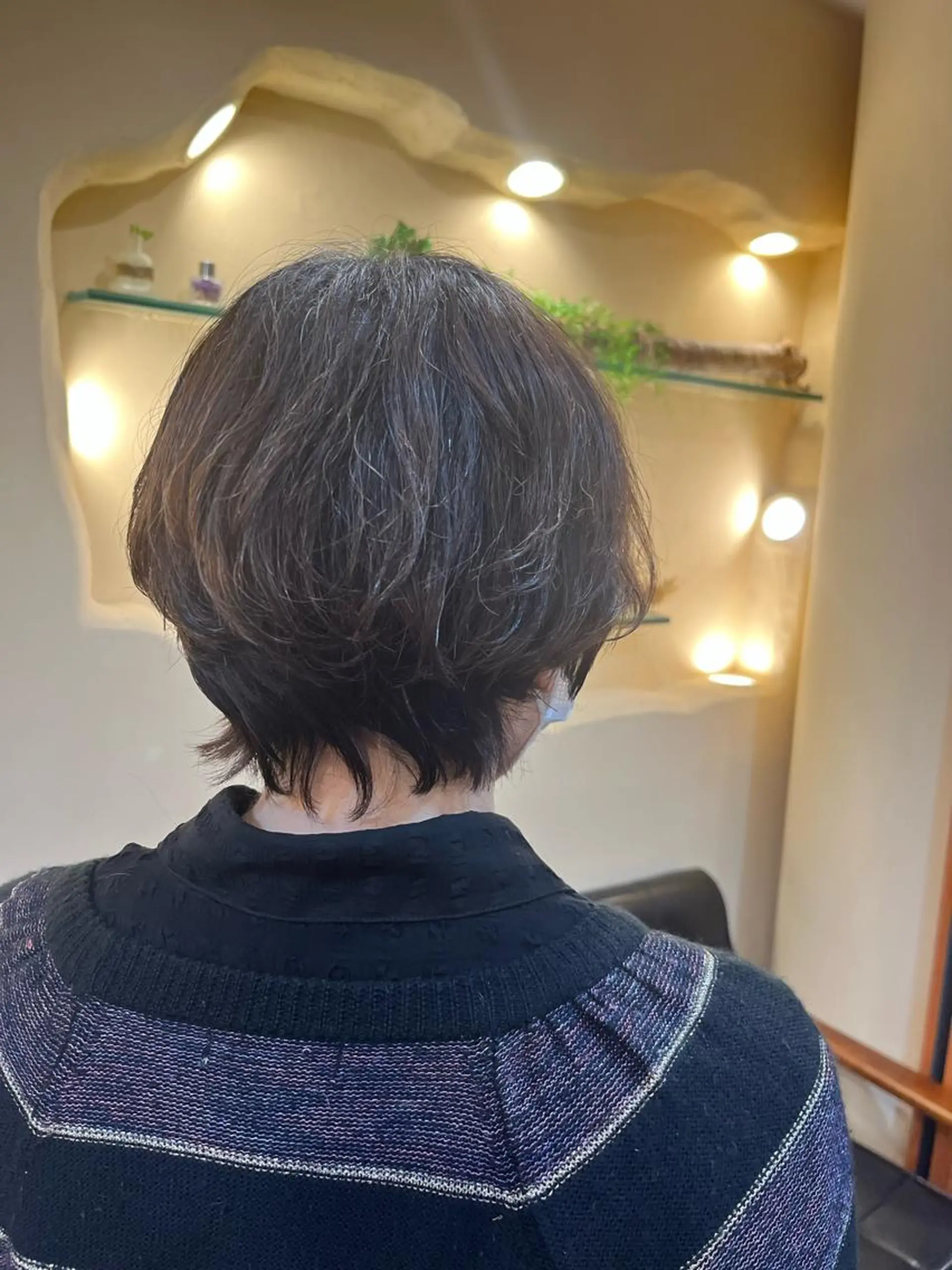 ショート くせ毛 lounge×morio ikebukuro所属・田畑 優希のヘアスタイル