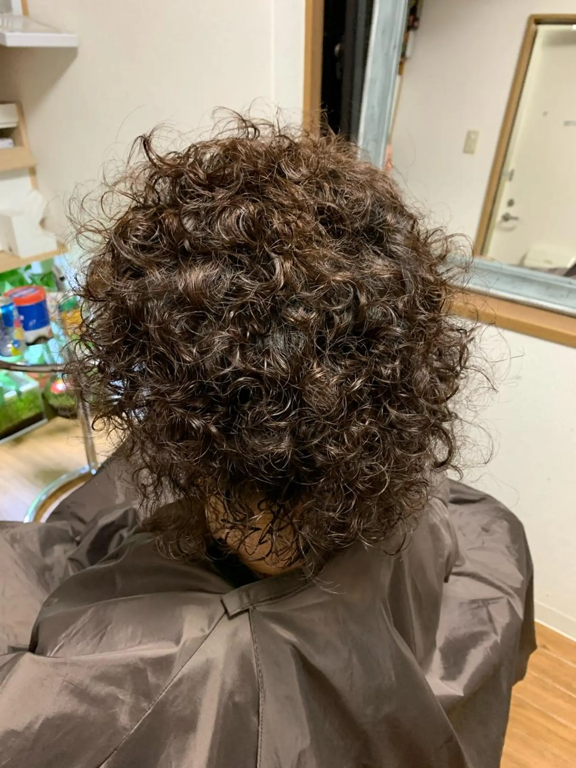 ミディアム パーマ ミディアムパーマ カット パーマ じょん 。のヘアスタイル