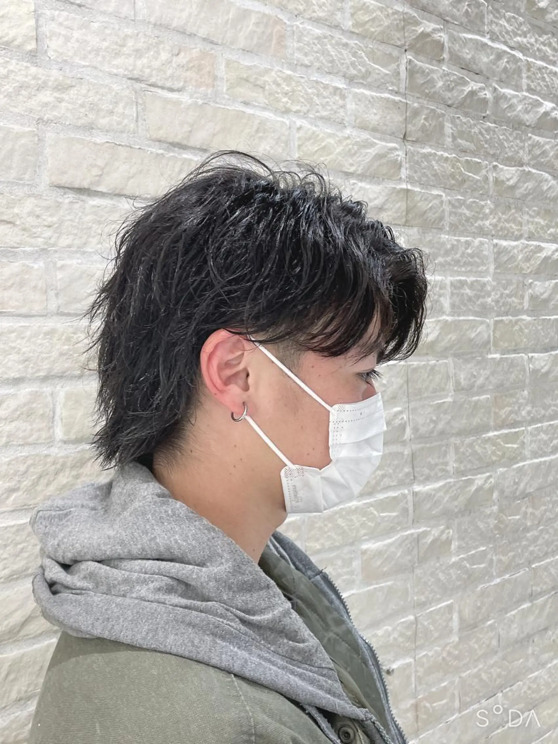 ショート パーマ メンズ 🪞髪質改善カラー× レイヤー河村真聖🪞のヘアスタイル