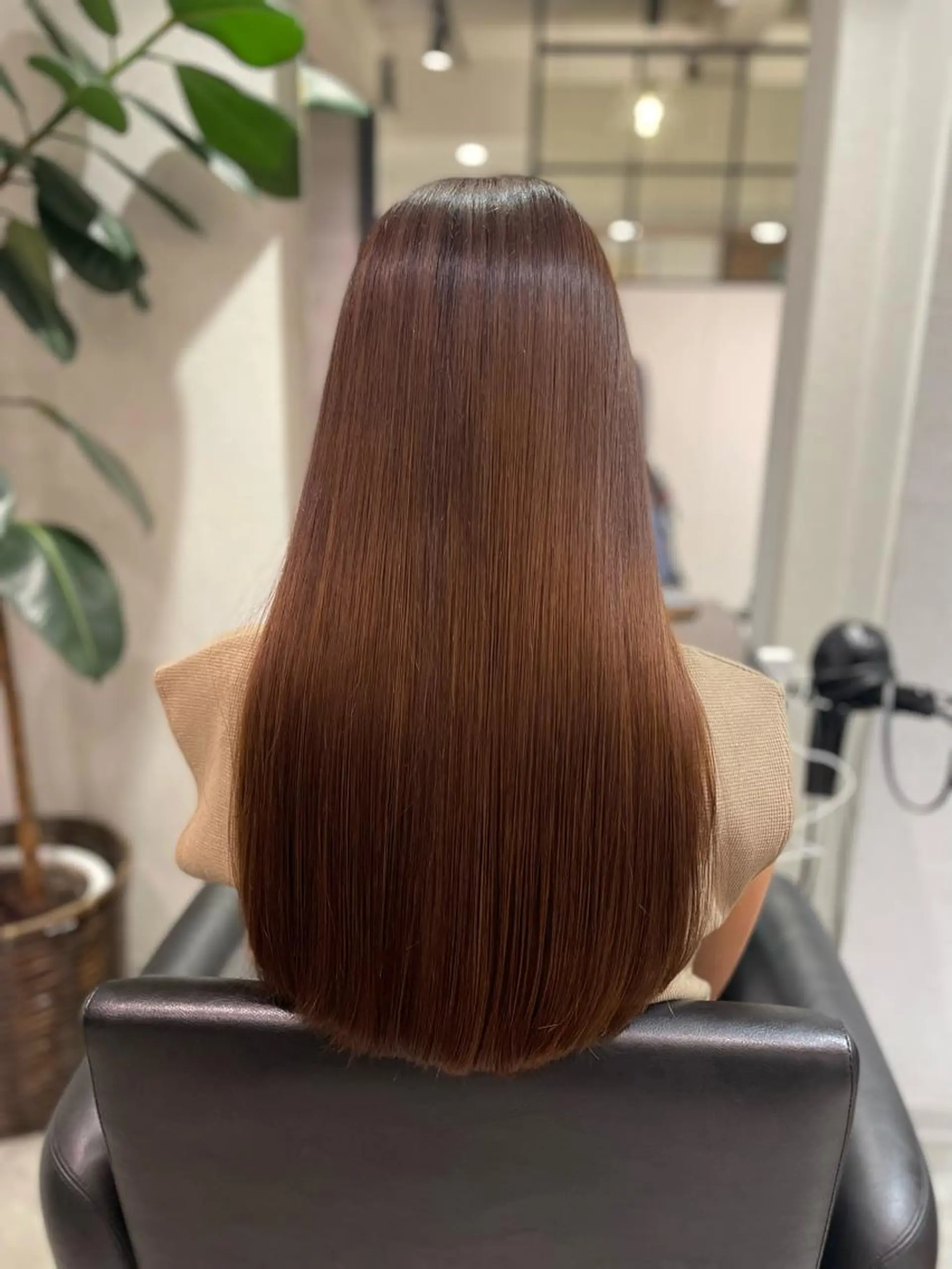 セミロング 美髪矯正 Rioのヘアスタイル