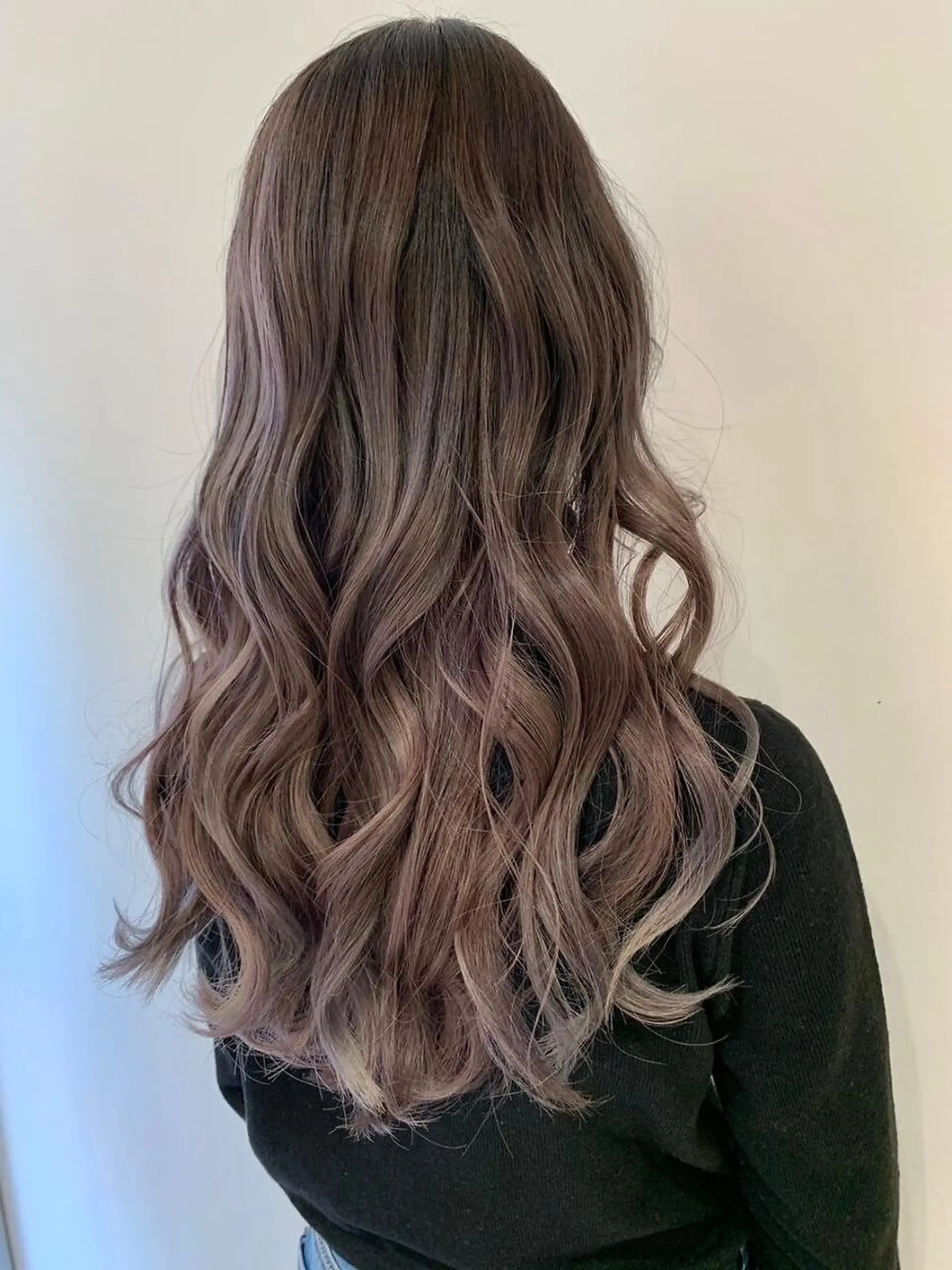 ミディアム ヘアアレンジ カラー 🦄コグレケンタピ ンクカラー🎨パーマのヘアスタイル