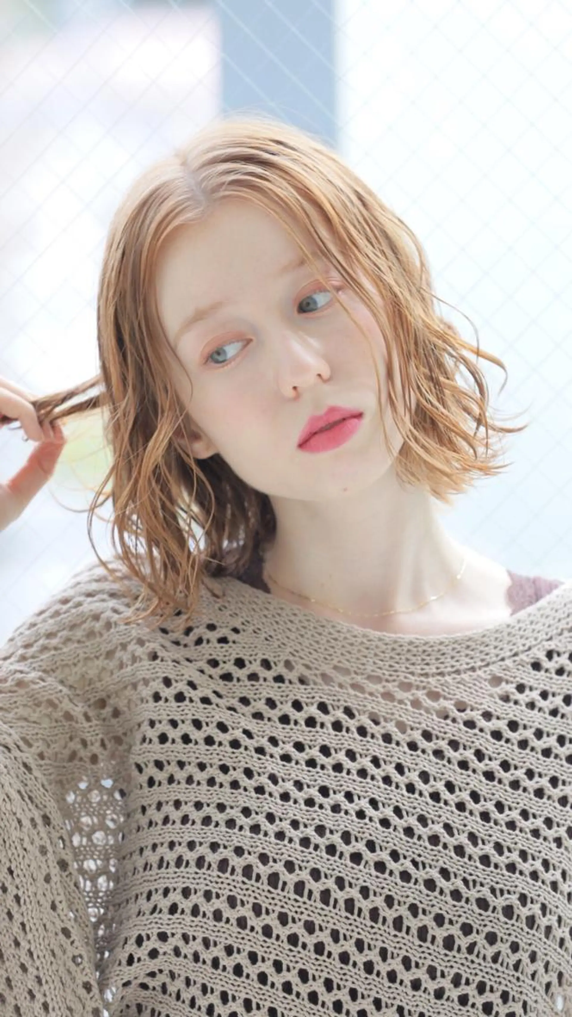 ショート カラー ベージュカラー ヌーディベージュ カット ヘアカラー トリートメント 髪質改善/美髪矯 正ヤマモトハルキのヘアスタイル
