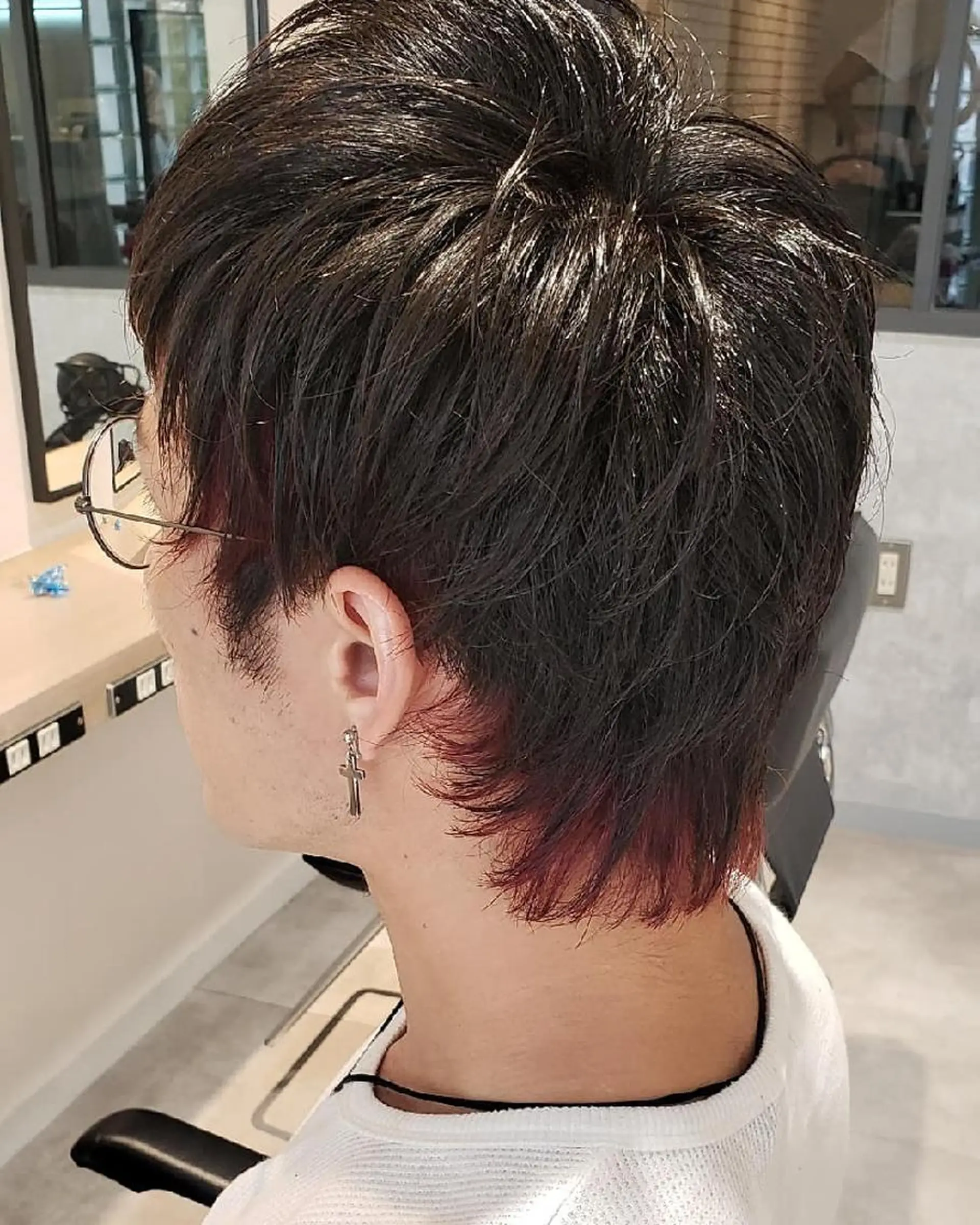 メンズ カラー ダブルカラー カット ヘアカラー arrow🖤 もえみのヘアスタイル