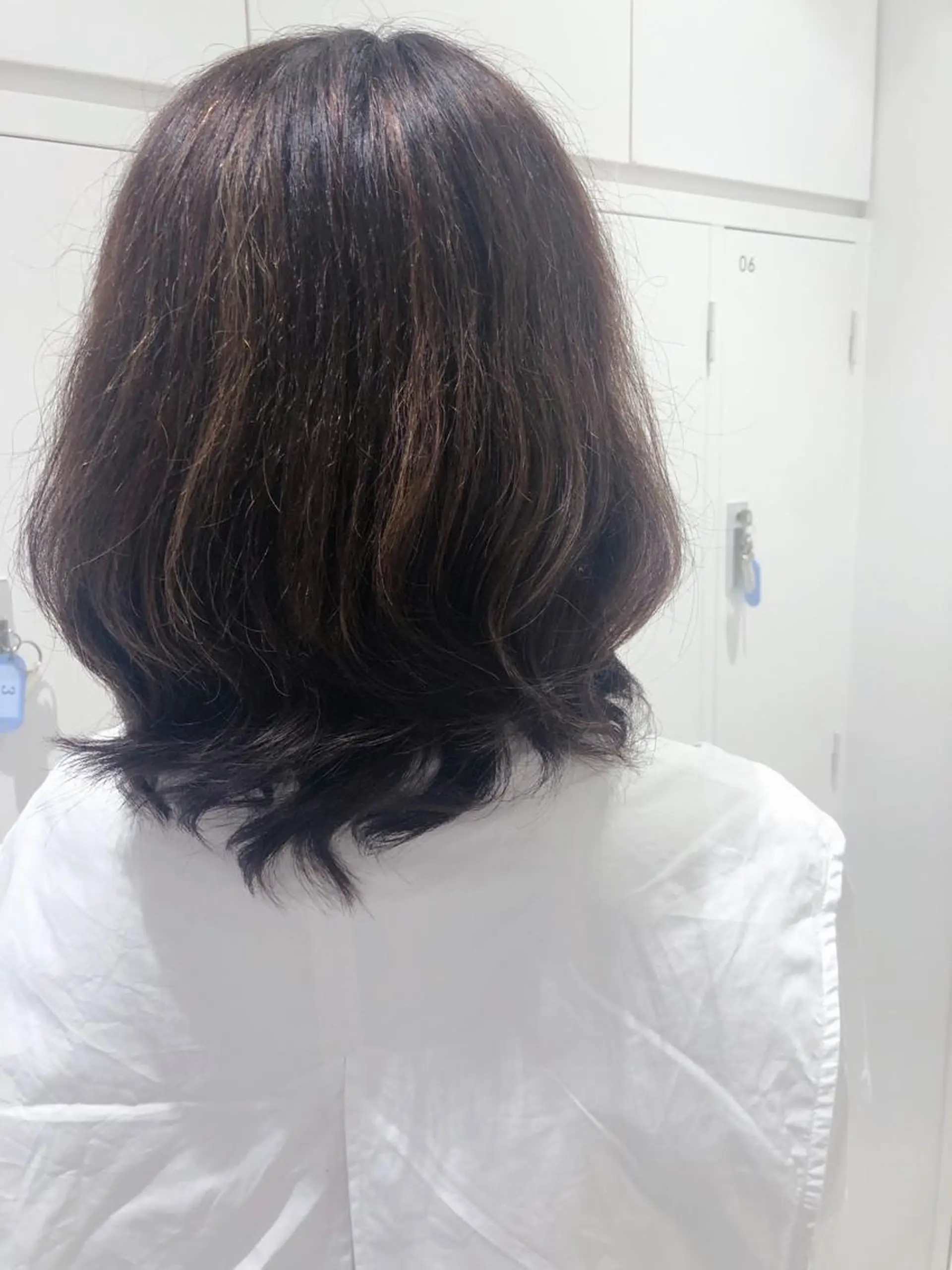 セミロング カット✂︎カラー堀切 美里のヘアスタイル
