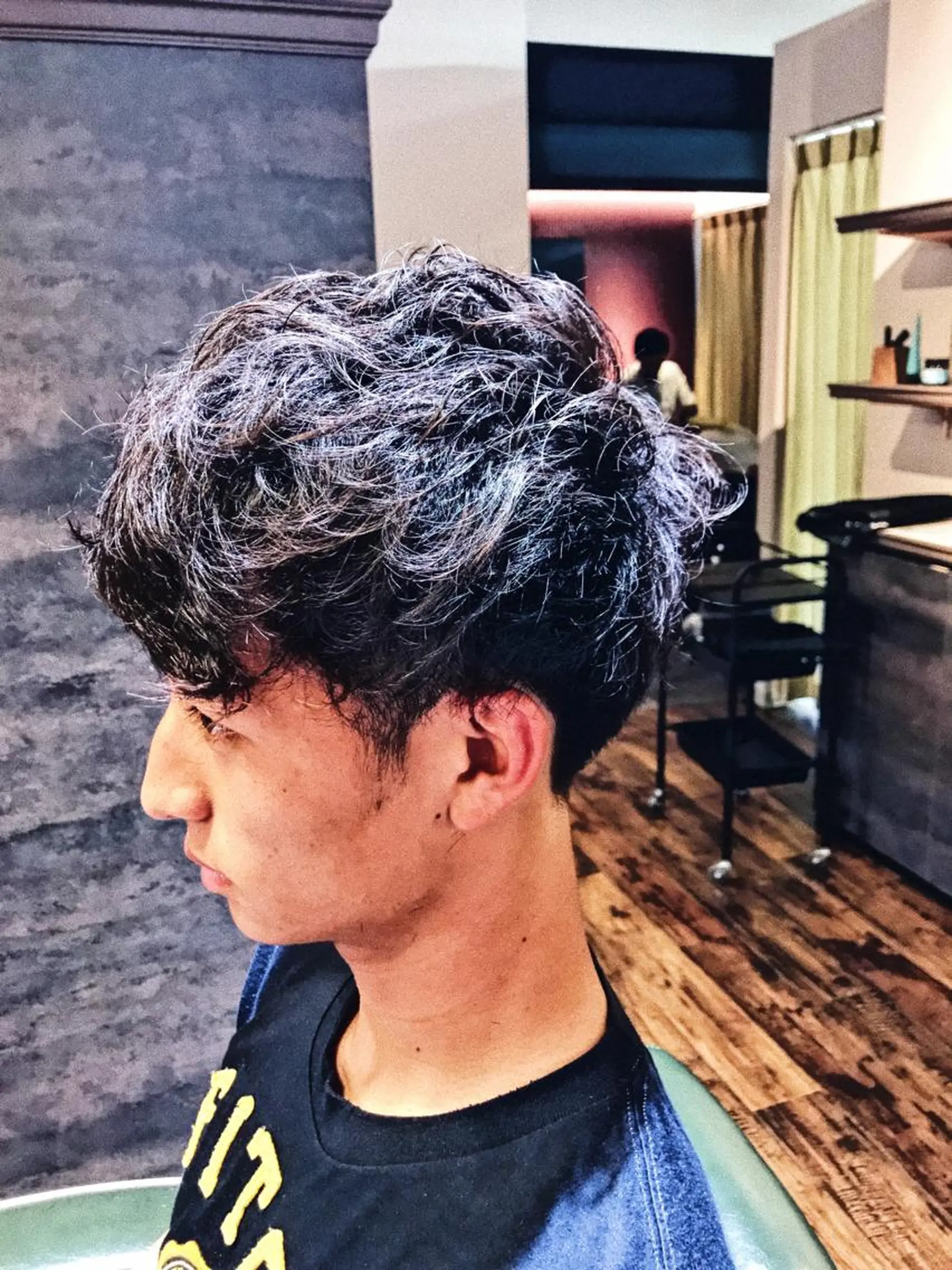 ショート パーマ メンズ カット パーマ 代表スタイリスト 直田 洋人のヘアスタイル