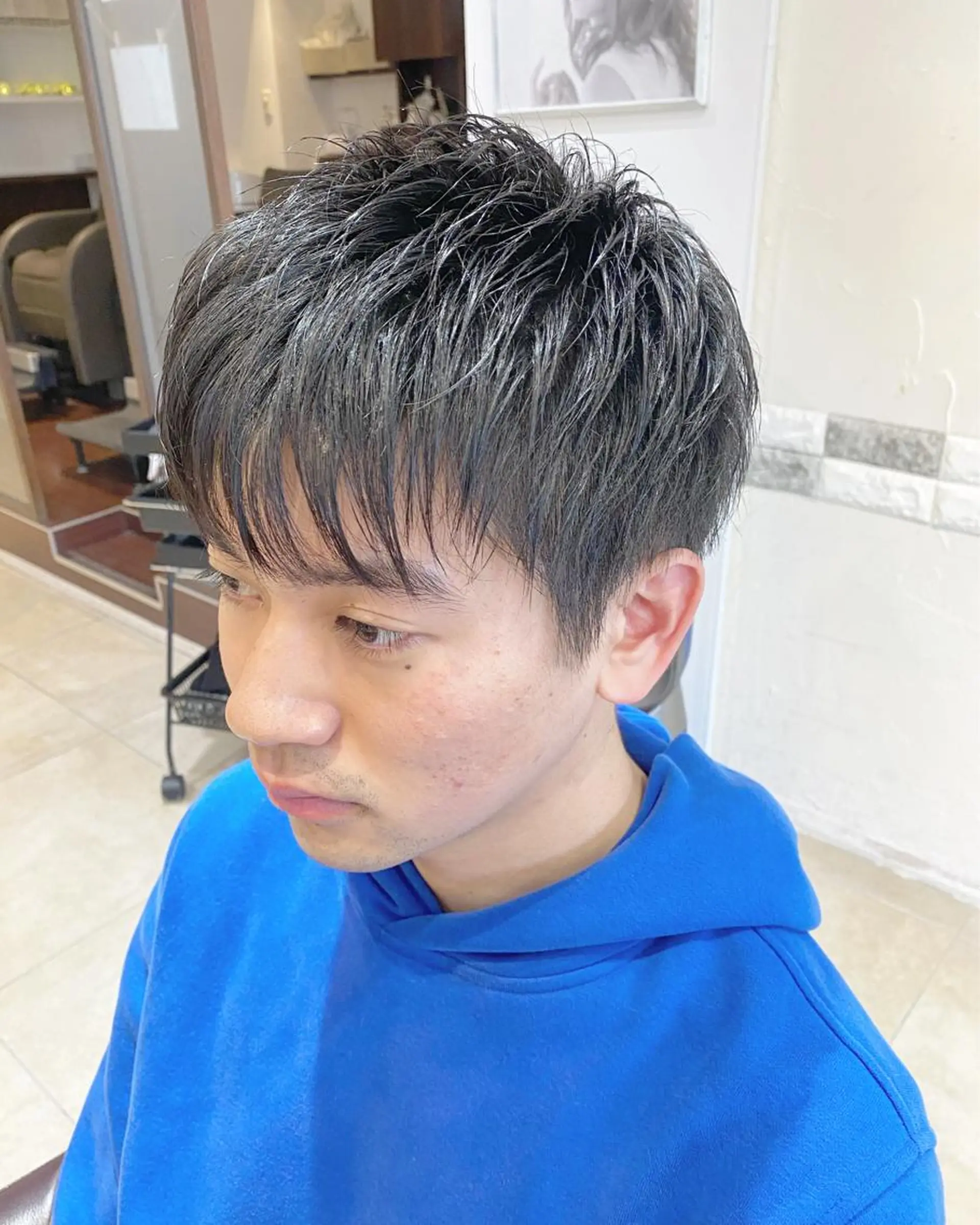 ショート メンズ Elle✂︎ Riinaのヘアスタイル