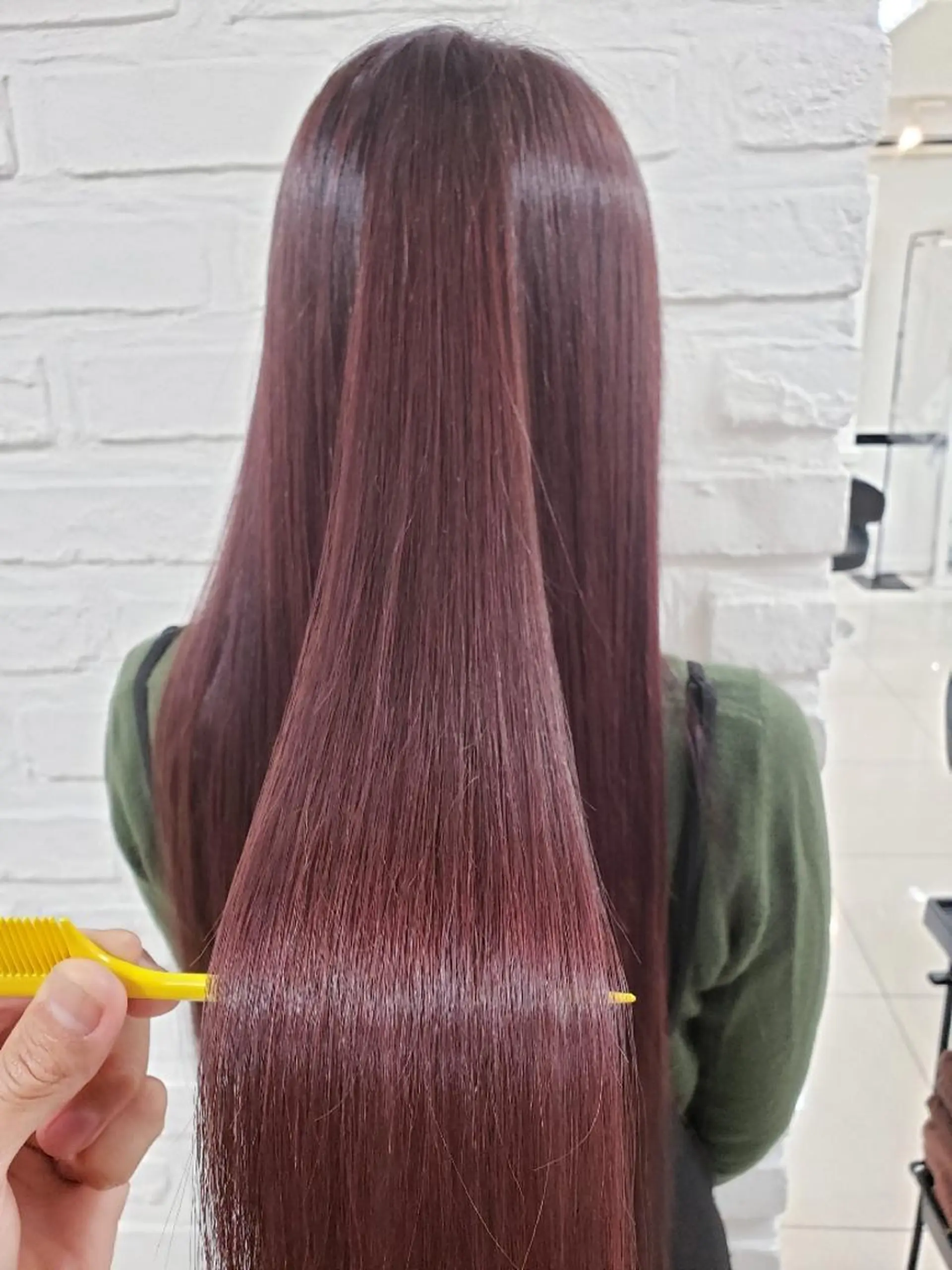 ロング 染野 匠のヘアスタイル