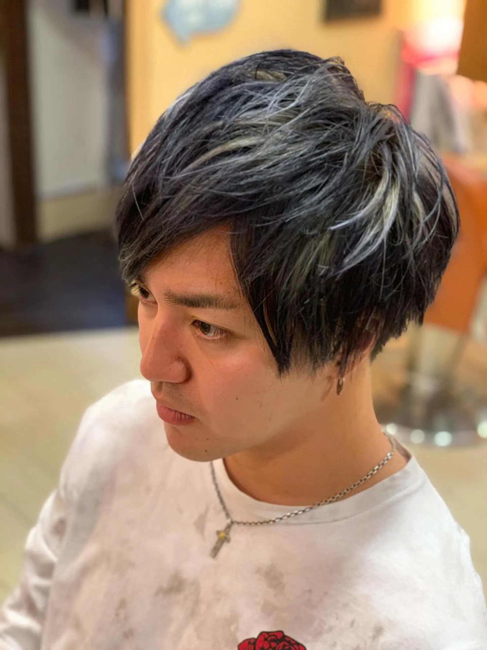 ショート カラー メンズ HOMMEHAIR4所属・砂川 太成のヘアスタイル